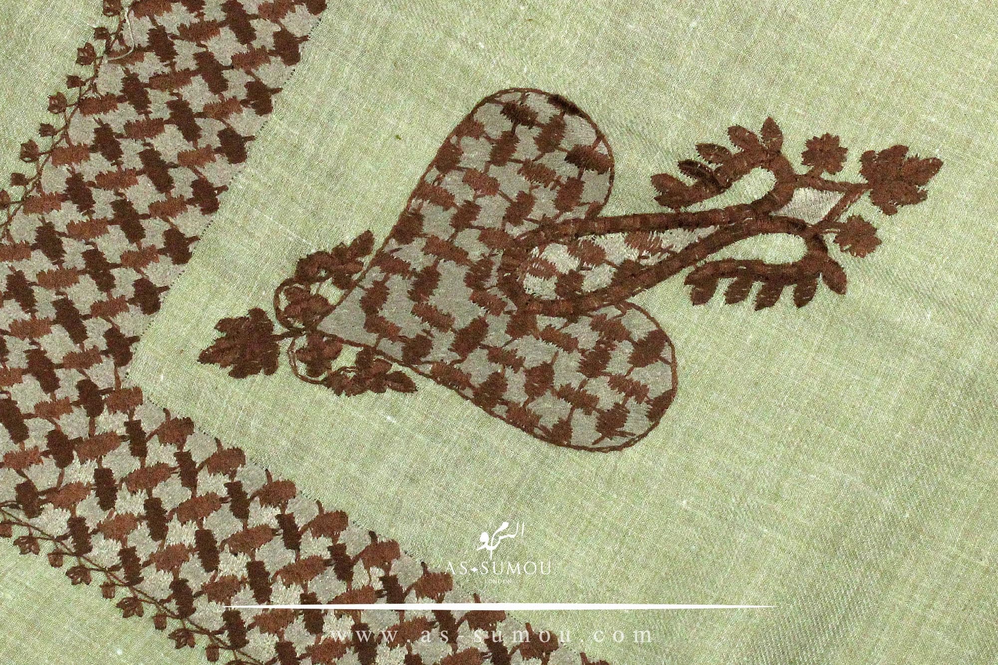 Authentic Yemeni Shemagh Embroidered Scarf Amazing Keffiyeh Imamah Islamic Attire Ramadan Eid Wear ETM01 - image 3