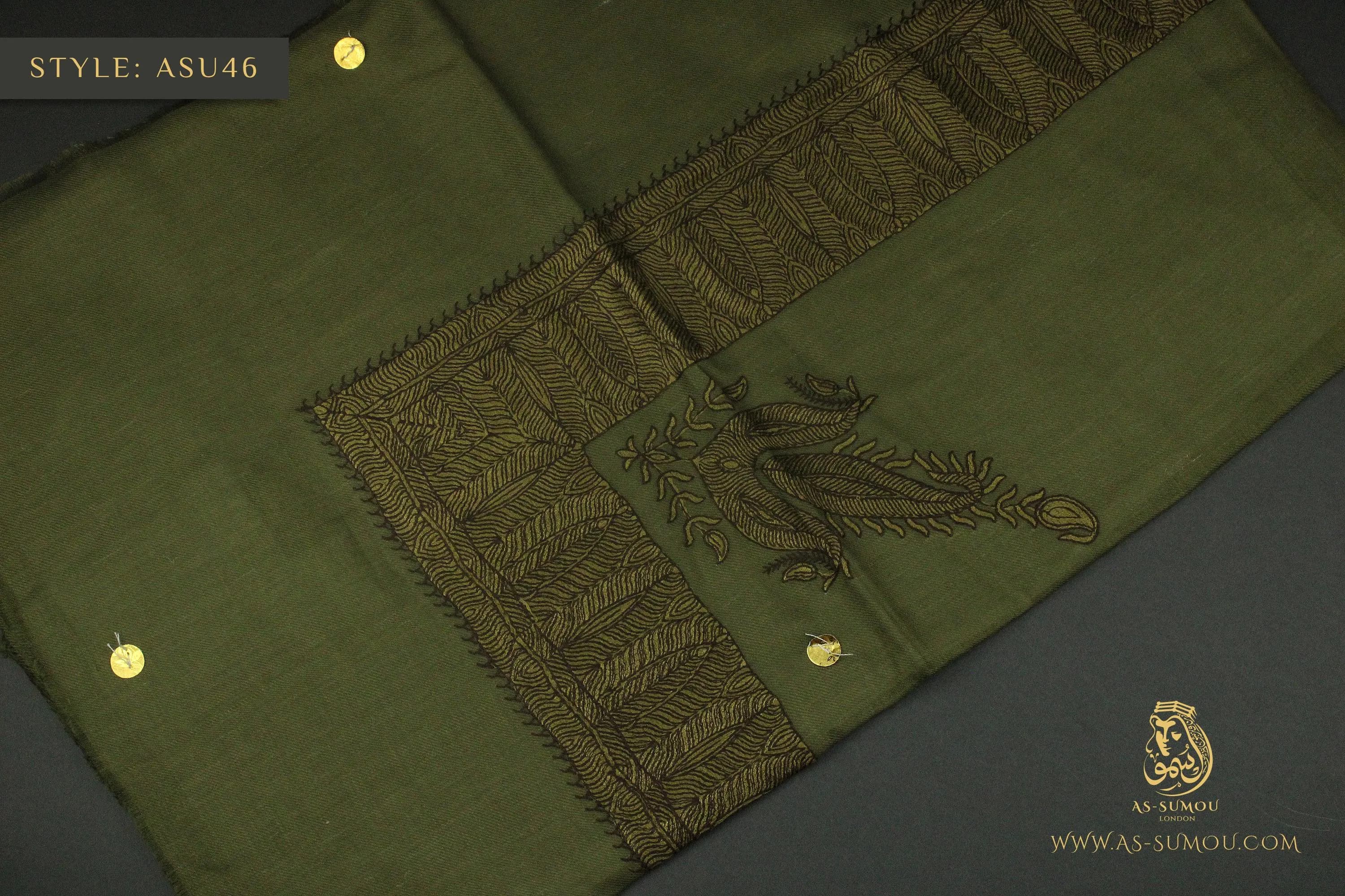 Olive Authentic Yemeni Shemagh Scarf Amazing Keffiyeh Imamah Ghutra Arab Men Scarves Amazing Gift Eid Perfect Light Comfortable Soft - image 4