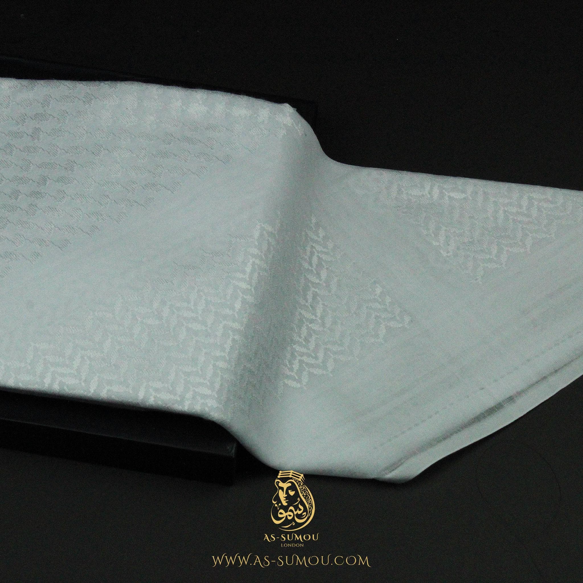Rare Authentic Premium Pure White Retro Style Saudi Shemagh Classic Scarf 100% Cotton Soft Keffiyeh Imamah Ghutra Premium Ghutra - image 4