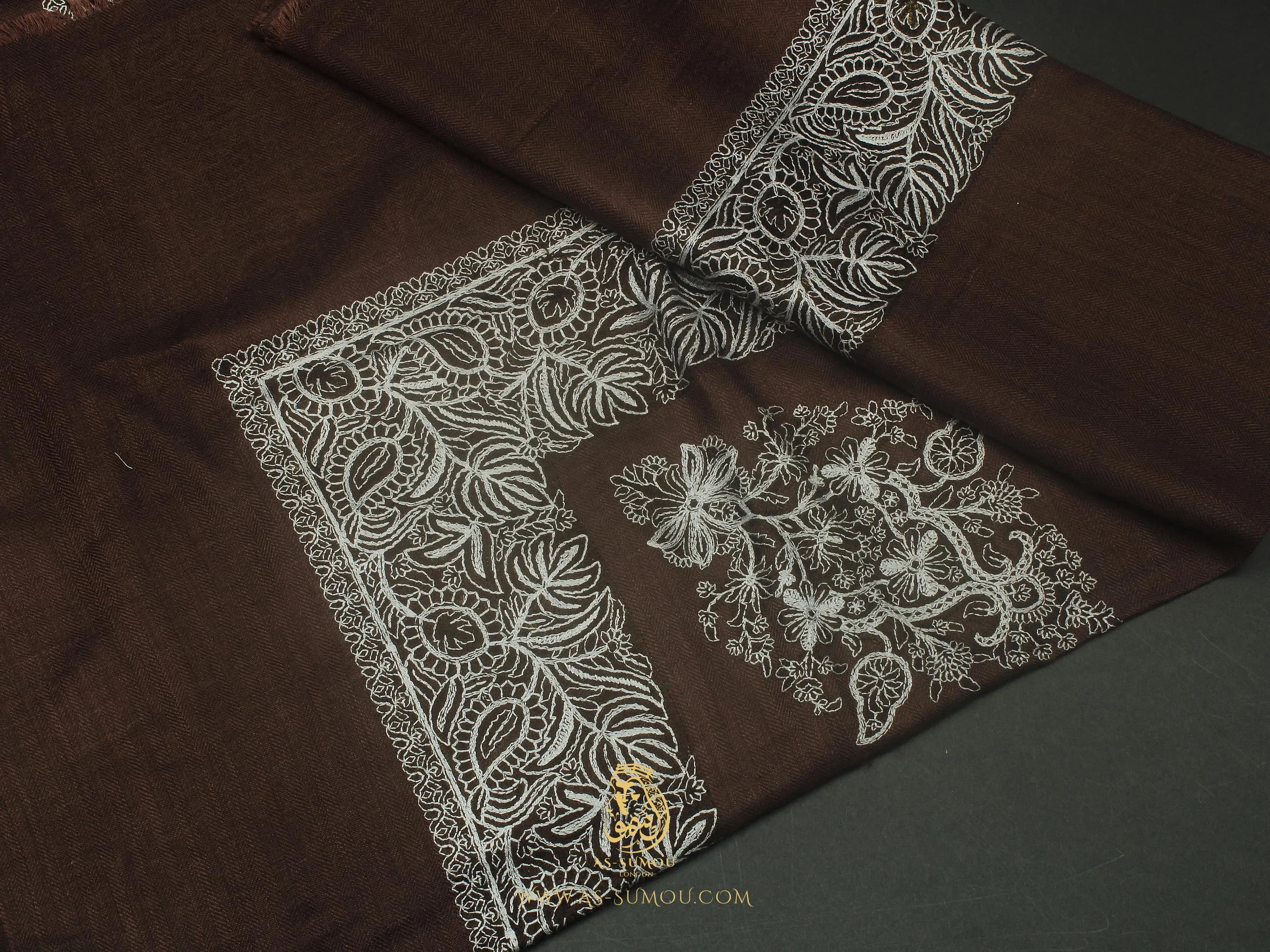 Traditional Omani Massar Embroidered Scarf Amazing Keffiyeh Imamah Ghutra Arab Men Scarves Perfect Gift One-of-One Design Rare Style - image 4