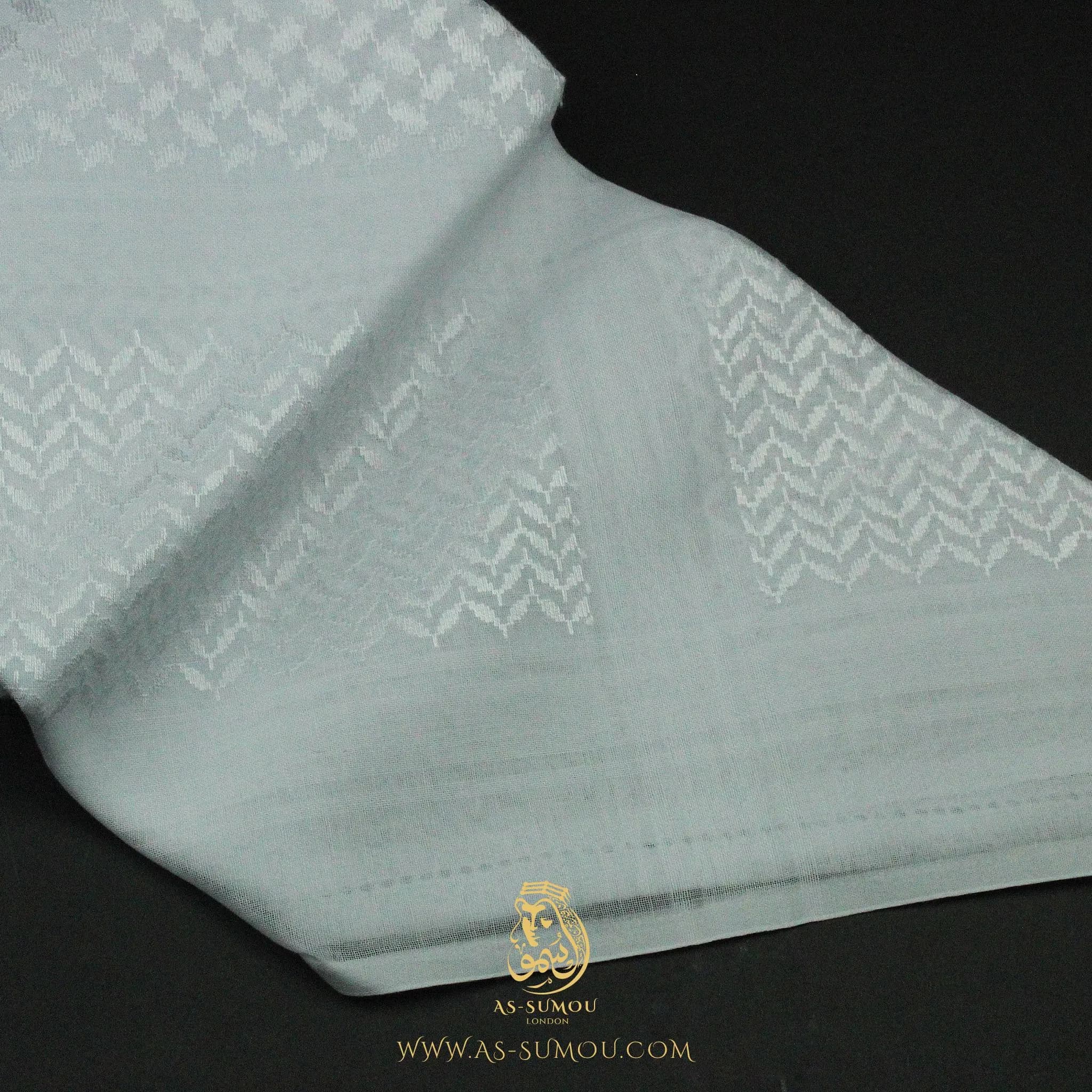 Rare Authentic Premium Pure White Retro Style Saudi Shemagh Classic Scarf 100% Cotton Soft Keffiyeh Imamah Ghutra Premium Ghutra - image 3