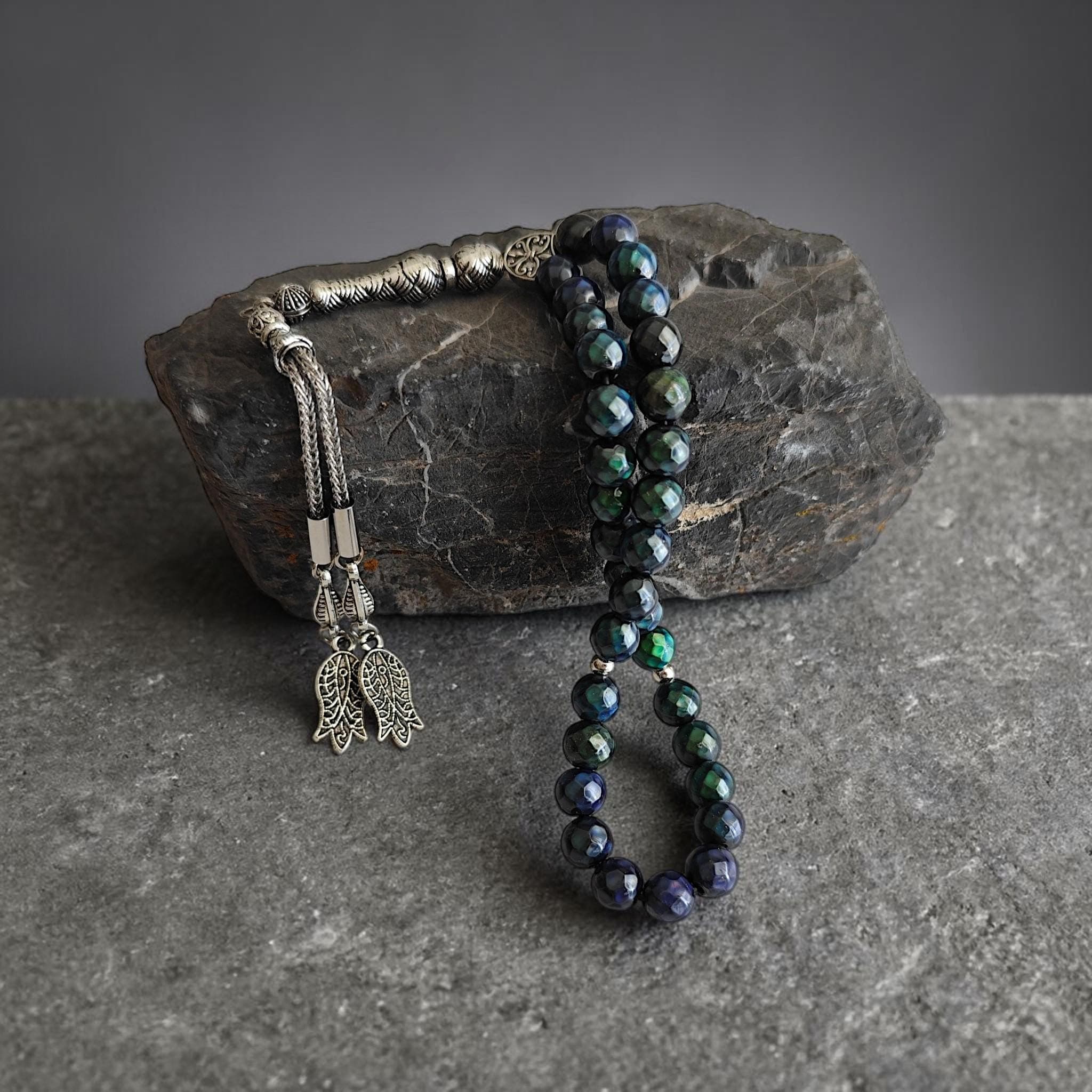 Mood Stone Tasbih, Color Changing Prayer Beads, Masbaha 33 Beads - image 4