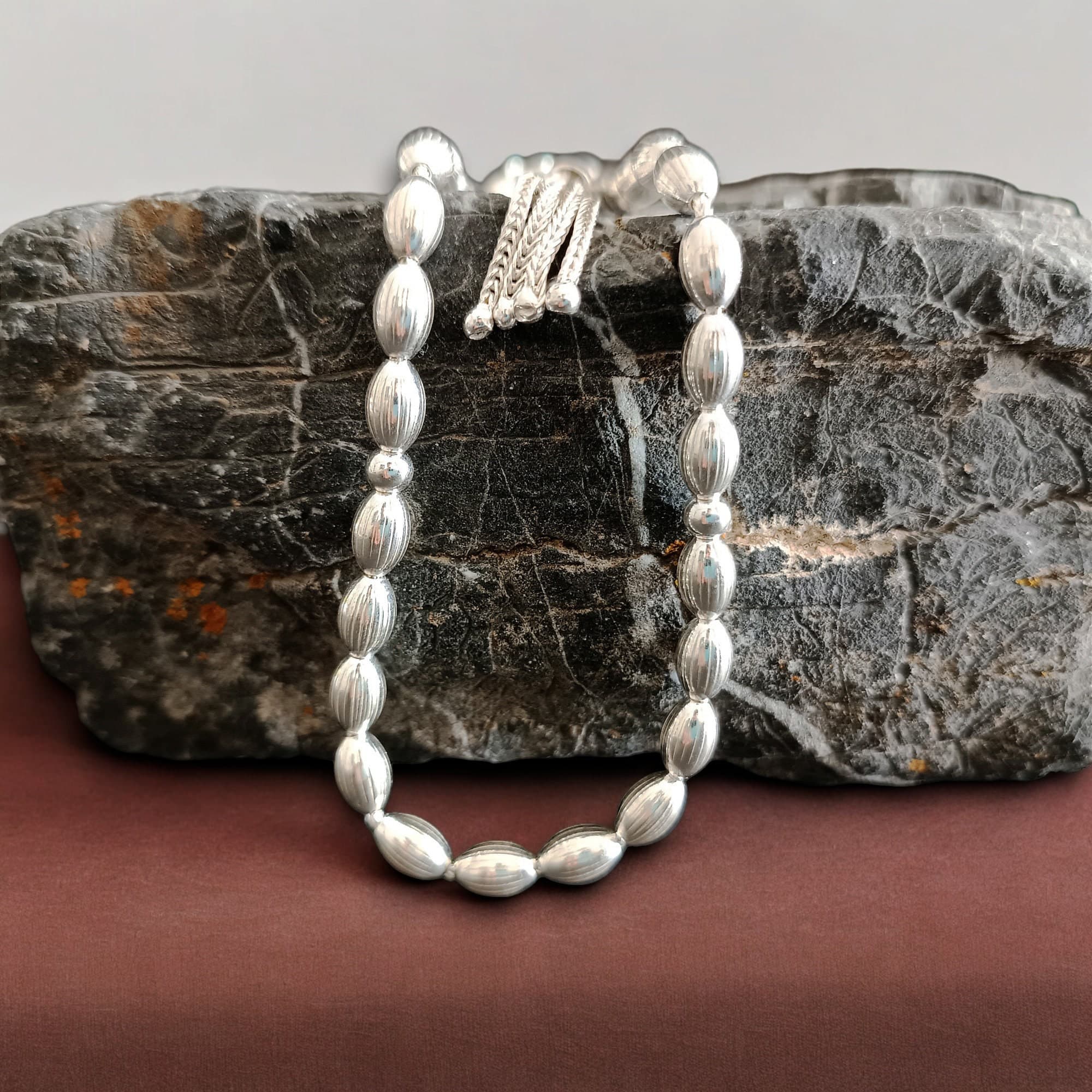 Silver Prayer Beads, Pure Silver Rosary, Sterling Silver Tasbih, Masbaha, Tasbeeh Gift, Muslim Favor, Silver Sabha, Worry Beads, Tasbih 33 - image 3