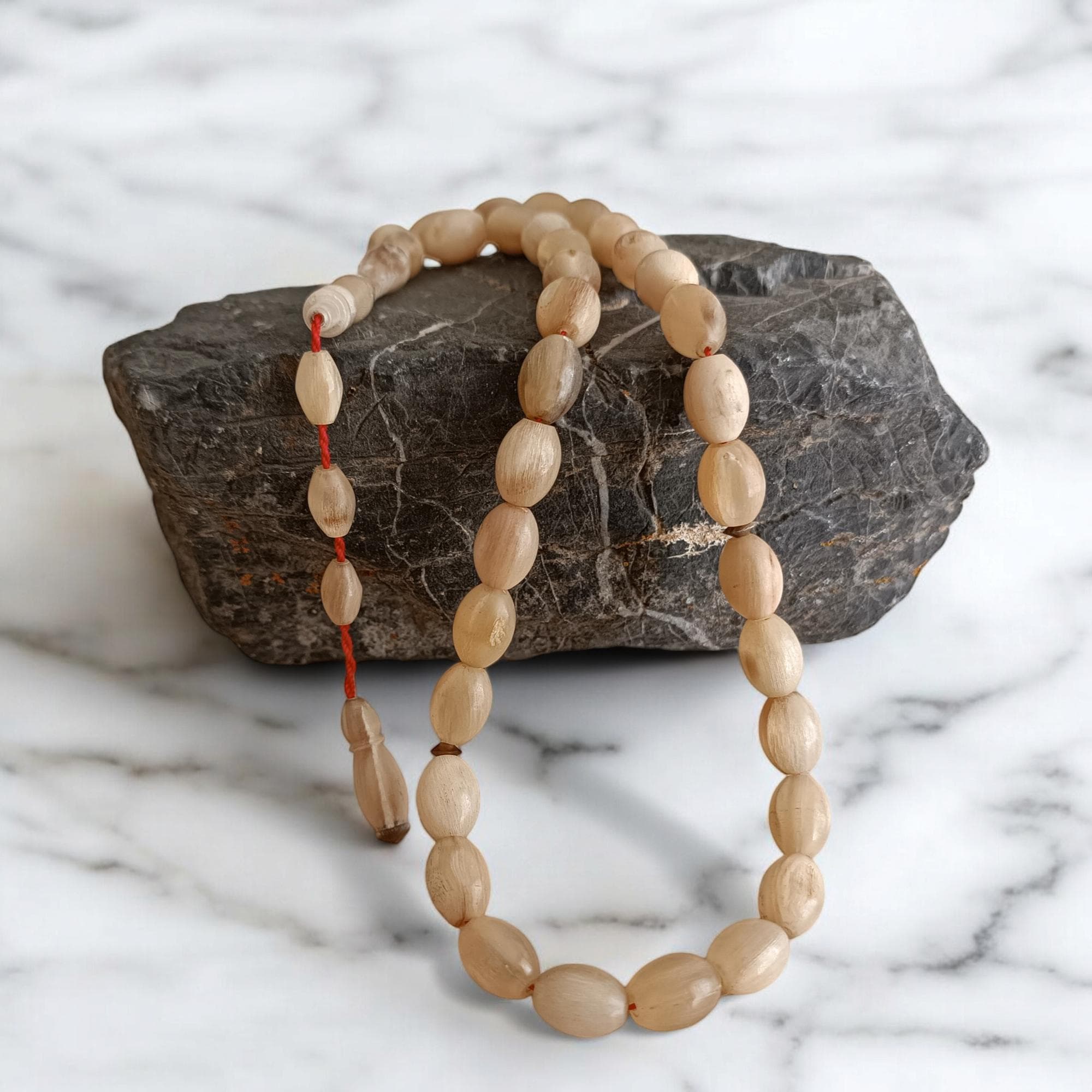 Tasbih 33, Ram Horn Tasbeeh, Bone Prayer Beads, Horn Rosary, Ram Horn Tasbih, Bone Masbaha, Horn Sabha, Eid Gift, Dhikr Counter, Worry Beads - image 3