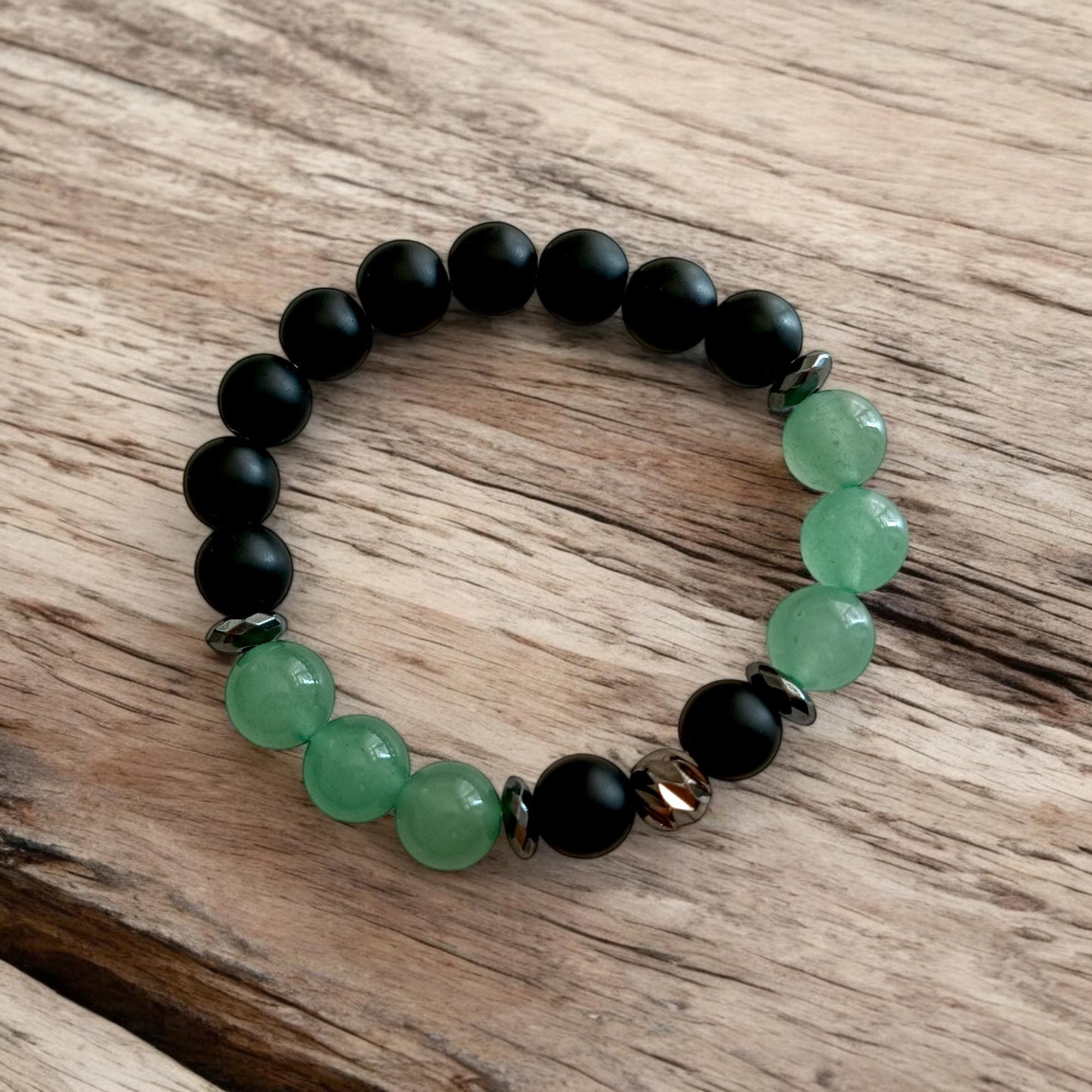 Genuine Aventurine Beaded Bracelet, 10mm Aventurine Bracelet, Bracelet for Men, Green Gemstone Bracelet, Green Avemturine Jewelry