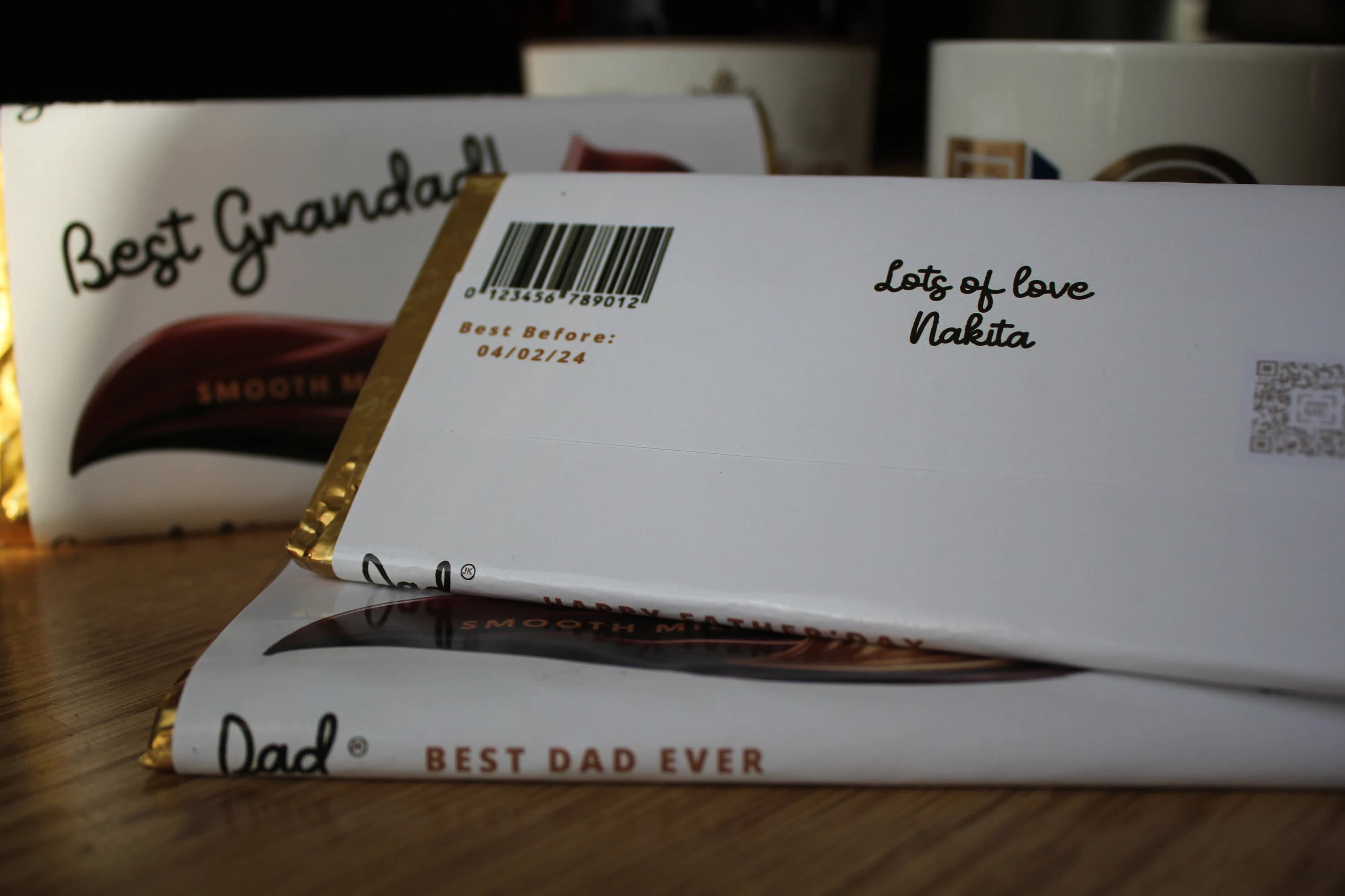 Personalised Father's Day Galaxy Bar - image 4