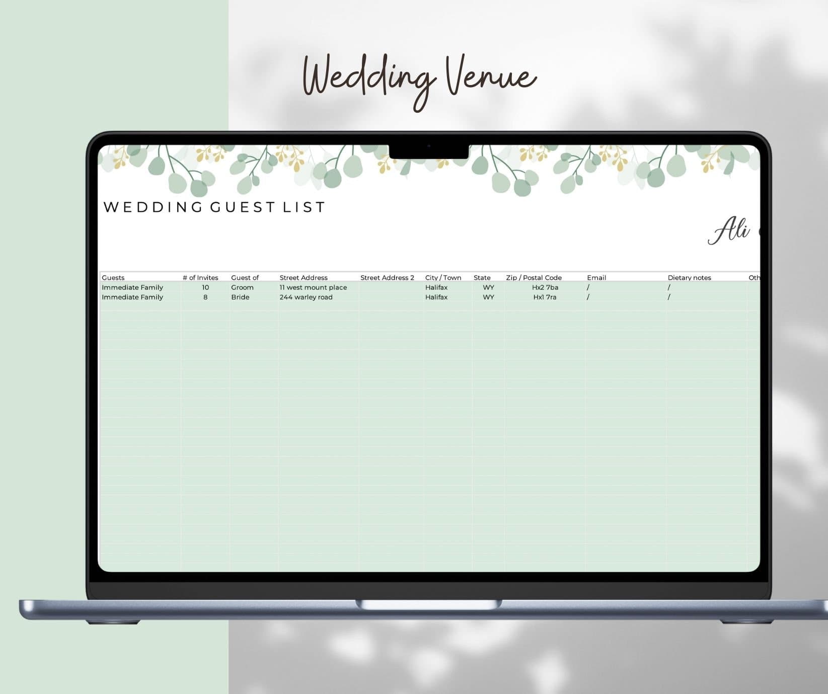 Wedding Spreadsheet, Wedding Budget Spreadsheet, Wedding Checklist, To Do List, Guest List, Wedding Planner Google Sheets, Wedding Planning - image 5