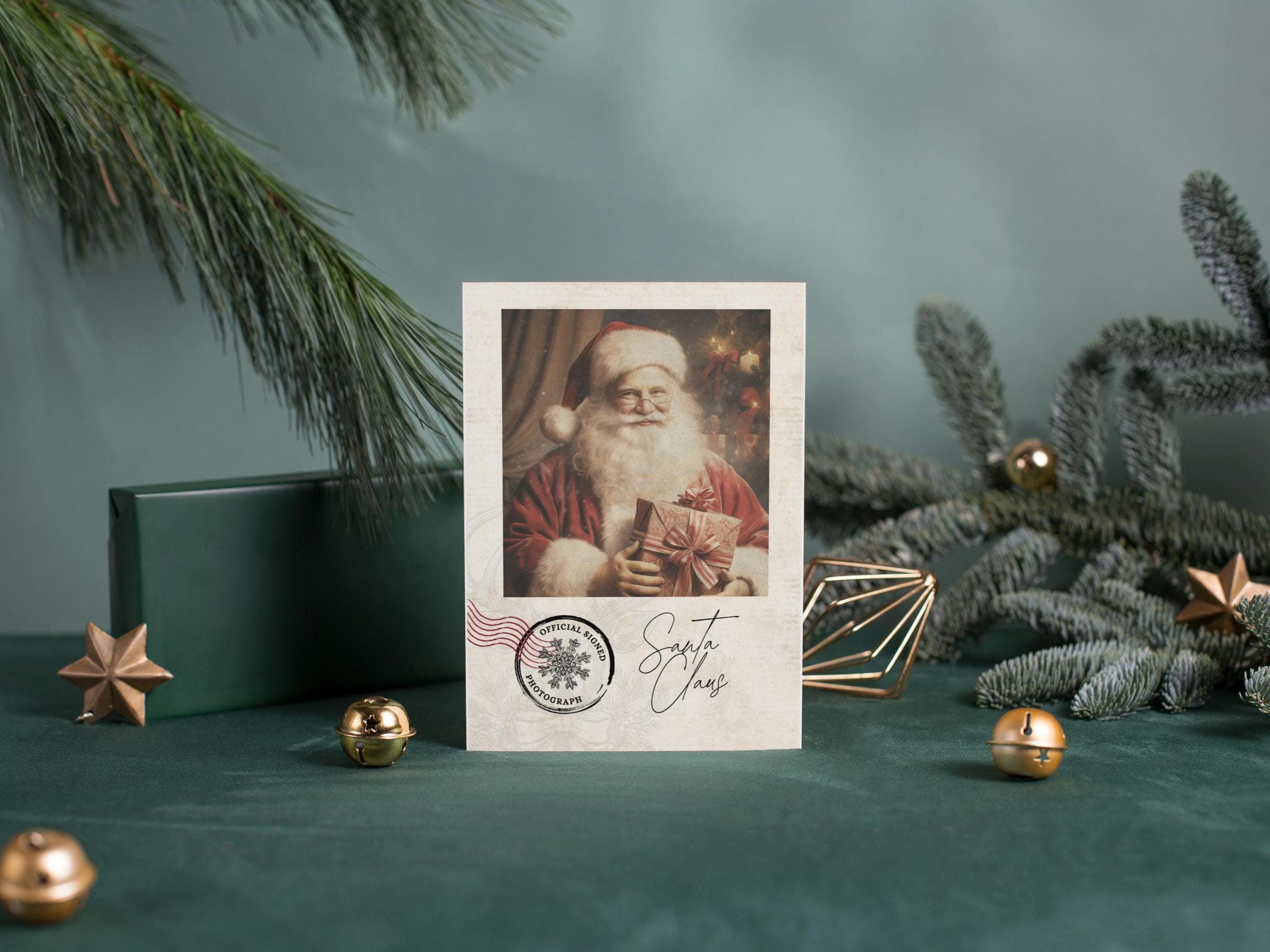 Official Signed Photograph - Santa Claus or Father Christmas - Creative Idea - Specially Designed To Wow The Children - Christmas Themed - image 4
