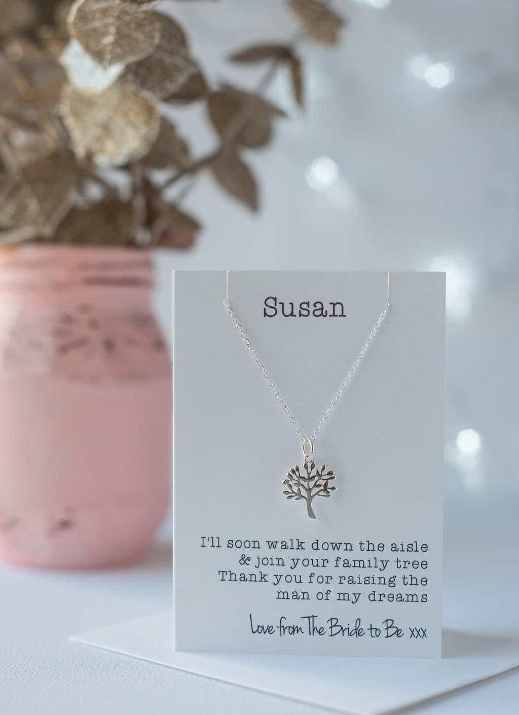 Mother of the Groom OR Mother of the Bride - Stunning Tree Necklace - Sterling Silver - Wedding - Bridal Gifts - Thank You Gift - MOG MOB - image 4
