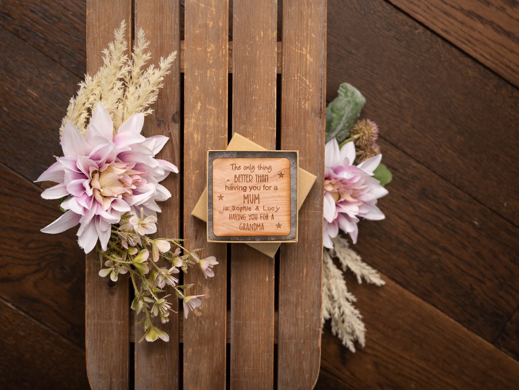 The Only Thing Better Than Having You For A ... - Wooden Fridge Magnet  - Personalised Magnet - Mother's Day Gift - Great for Mums, Grandmas - image 3