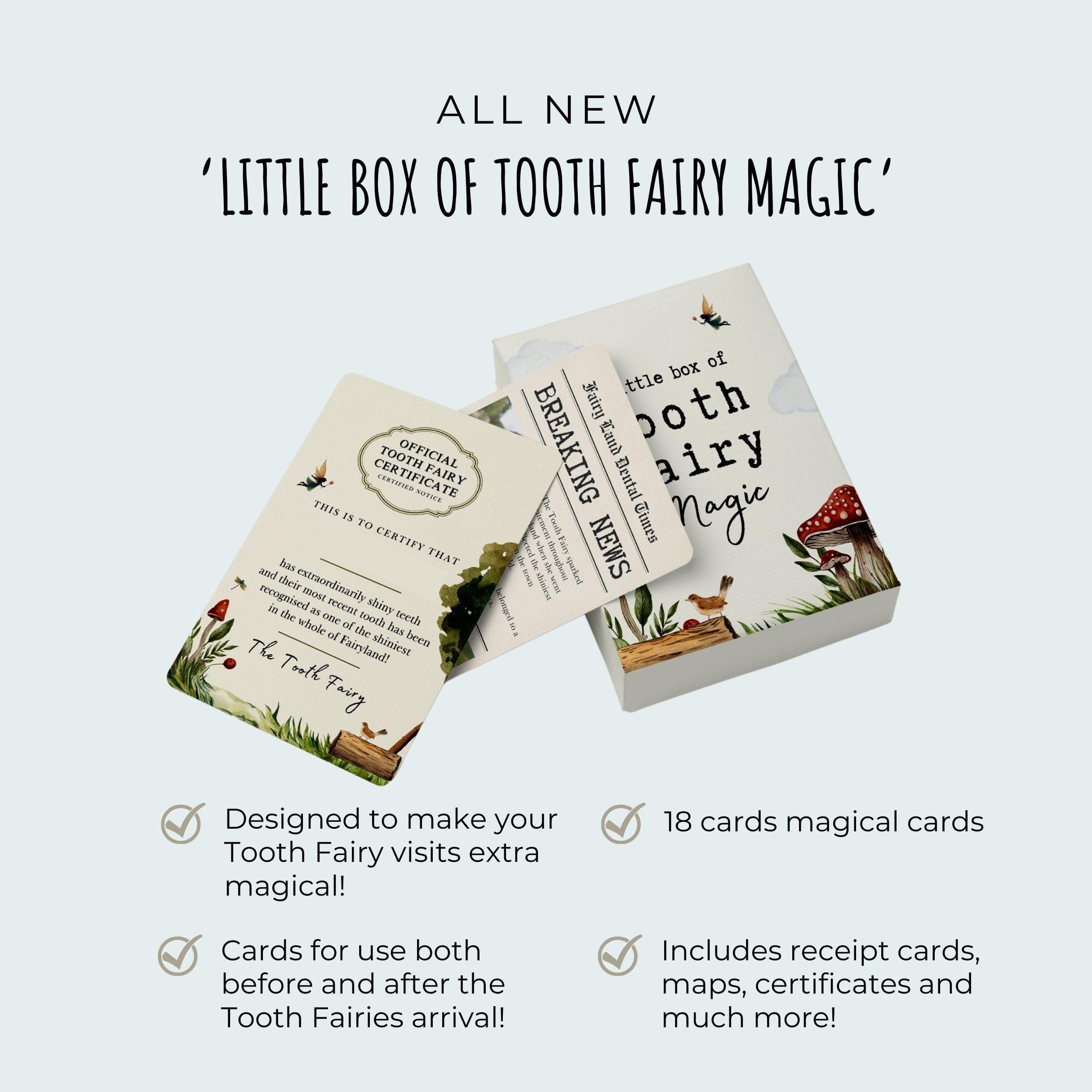 A Little Box of Tooth Fairy Magic (Non Personalised) - Helping You Survive The Tooth Fairy & All Things Considered - Magical - Fairytale - image 5