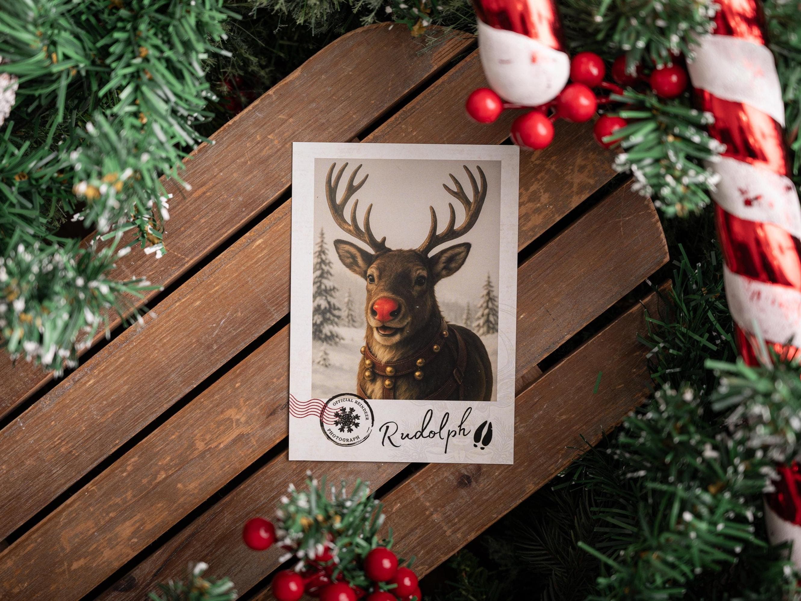Official Signed Rudolph Photograph - Creative Idea - Specially Designed To Wow The Children - Christmas Themed - Straight From North Pole - image 4