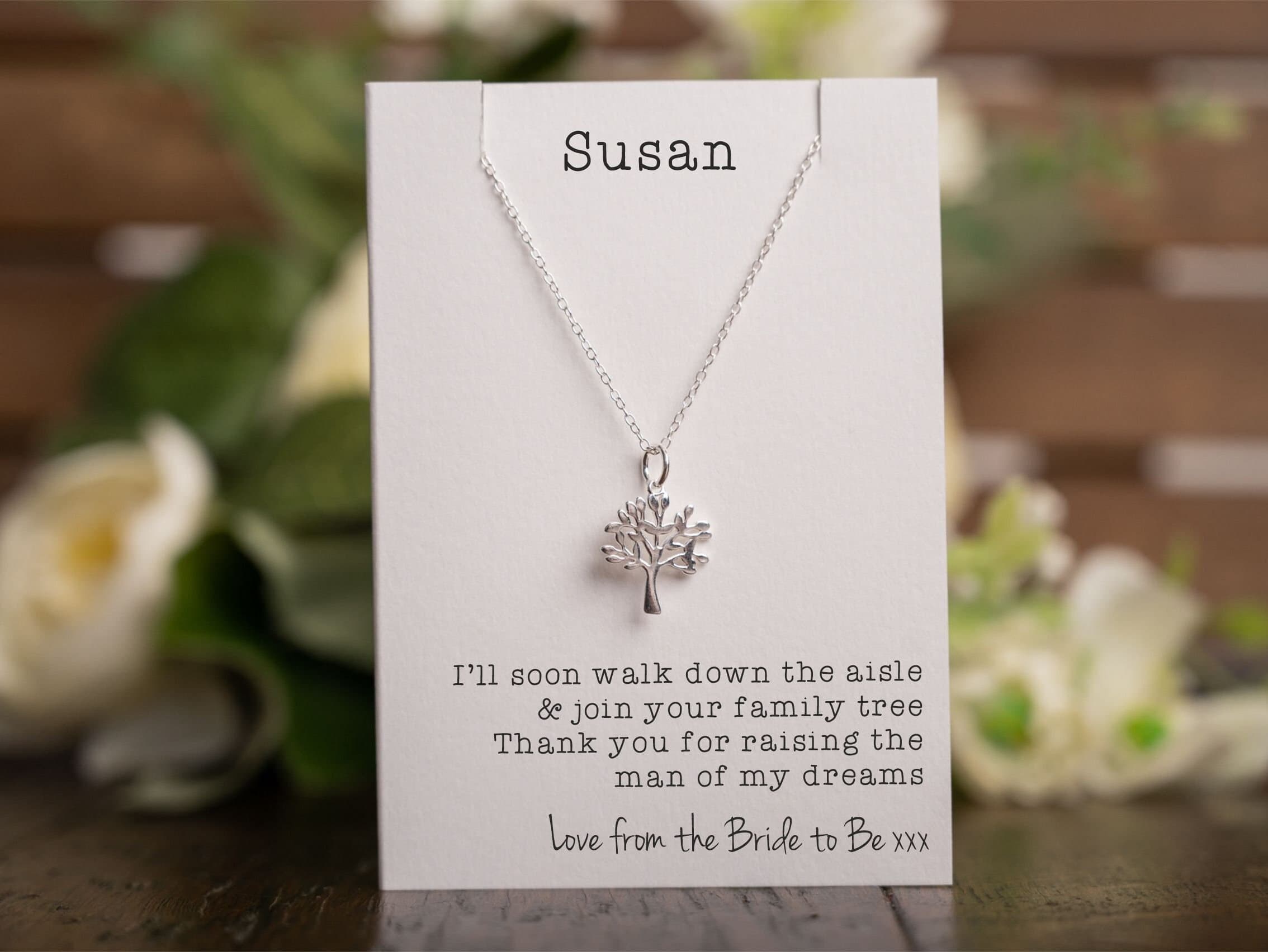 Mother of the Groom OR Mother of the Bride - Stunning Tree Necklace - Sterling Silver - Wedding - Bridal Gifts - Thank You Gift - MOG MOB