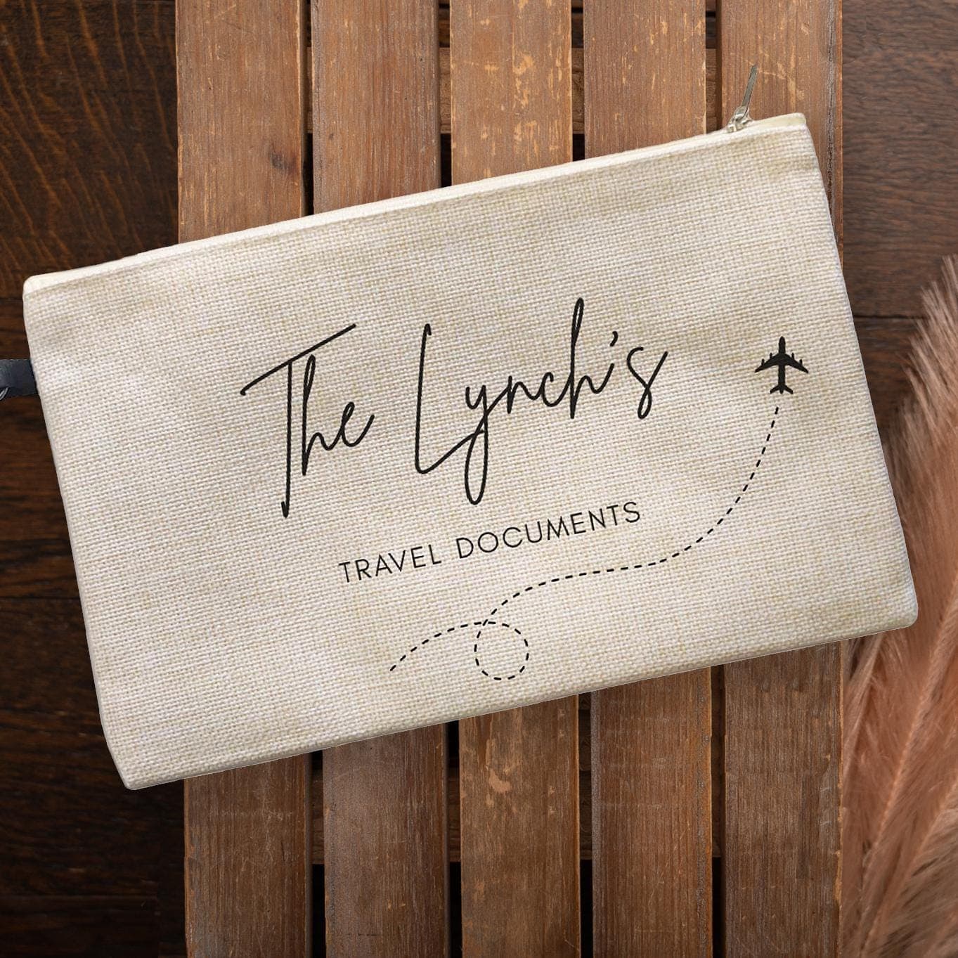 Personalised Family Travel Documents Pouch | Passport Holder | Organiser | Holiday Organisation | Planner | Mum Essentials | Life Made Easy