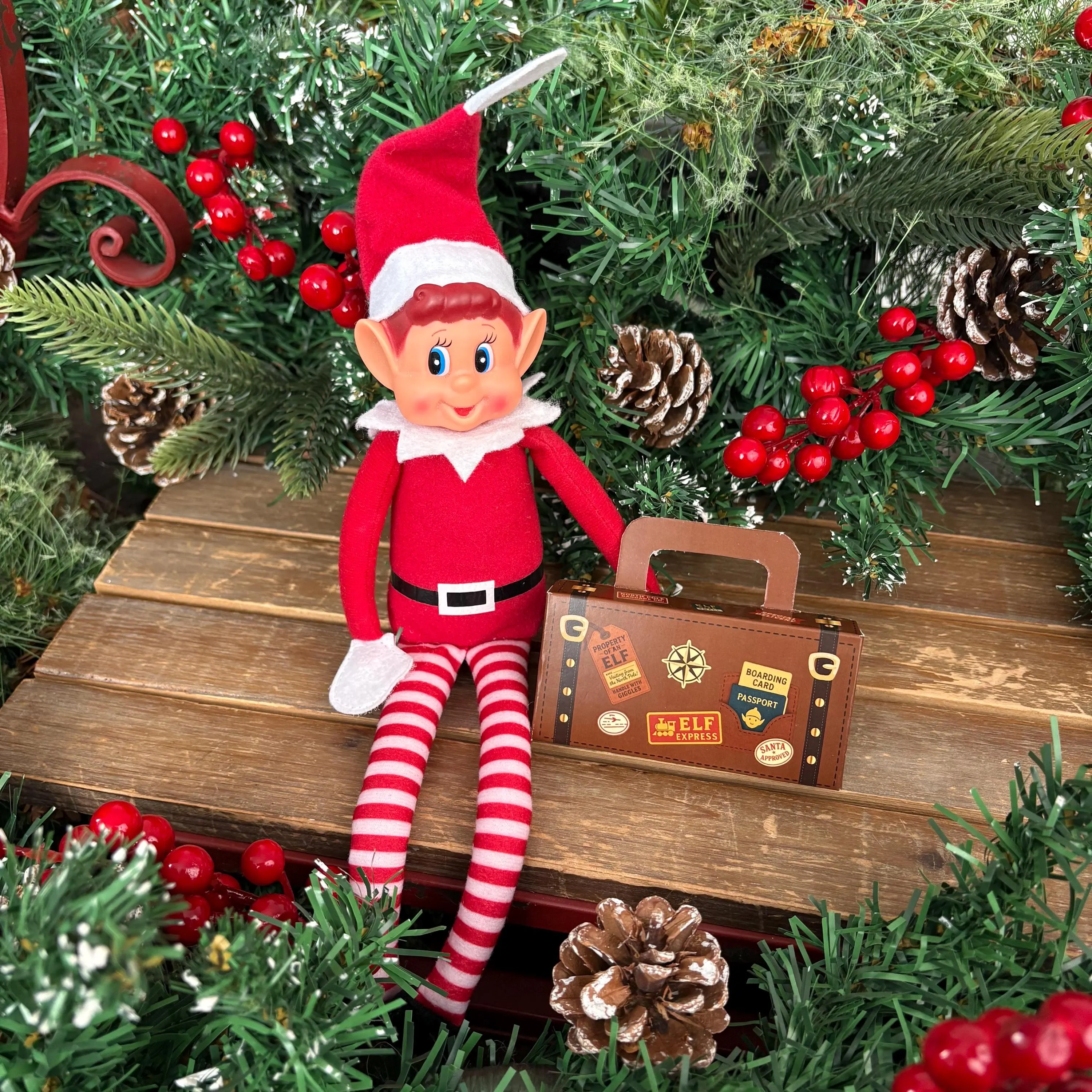 North Pole Elf Suitcase - Christmas Elf - Elf On The - Elf Extras - Christmas Magic - Accessories - Straight From The North Pole - image 5