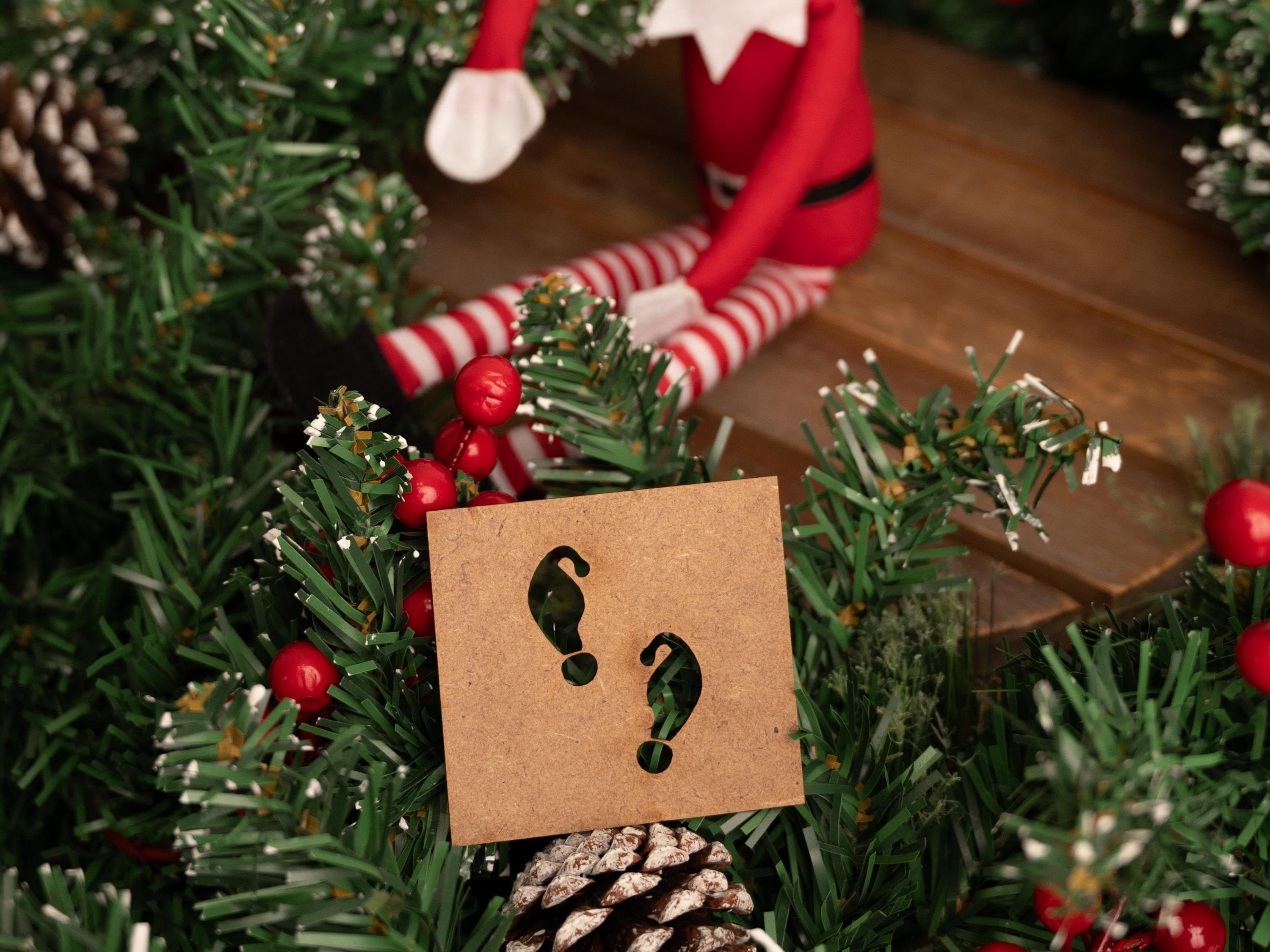 Everyday Elf Footprint Stencil - Props - Christmas Elf - Elf On The - Elf Extras - Xmas Magic - Christmas Magic - Make Believe - Tiny Feet