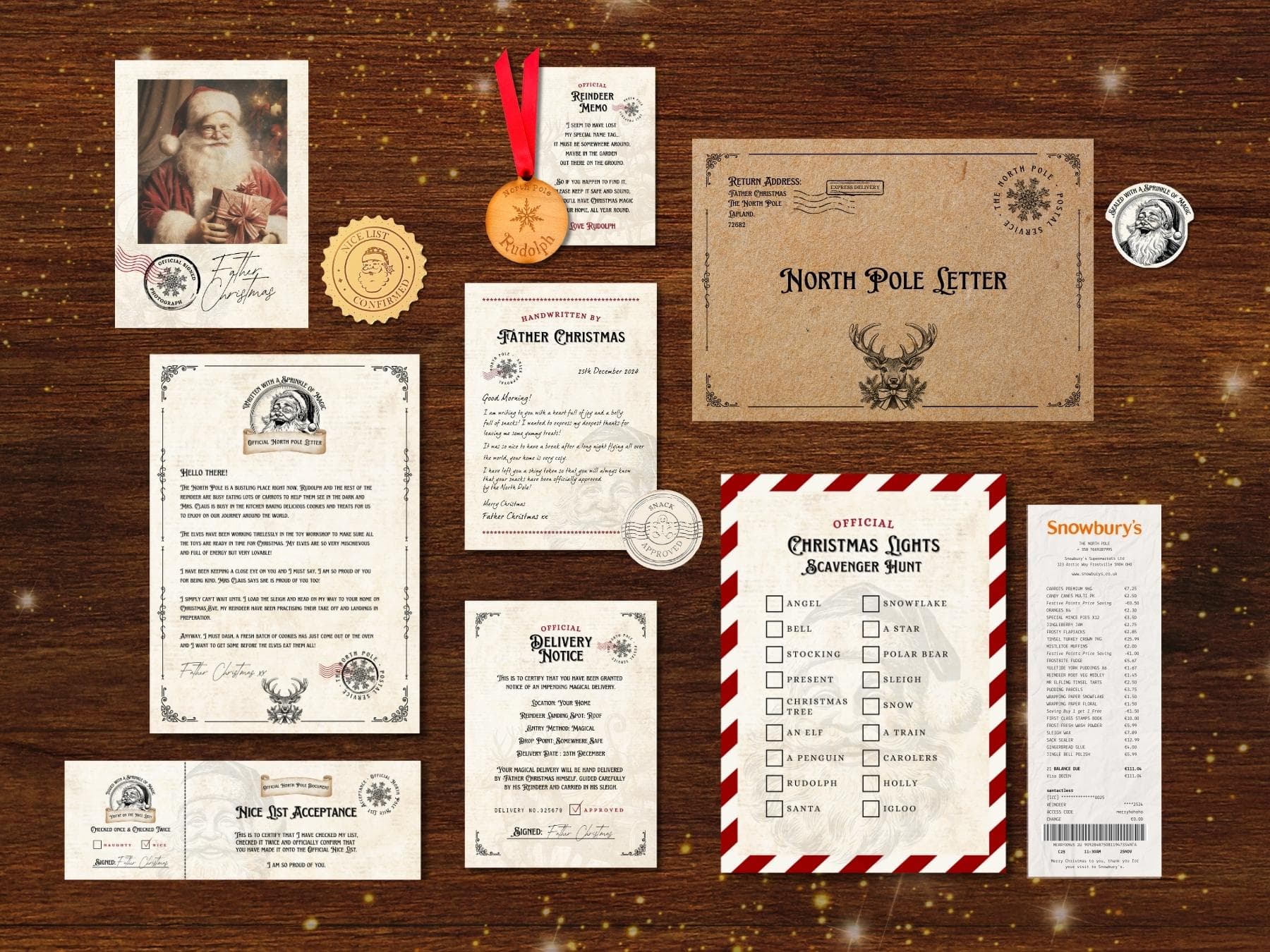 North Pole Magical Bundle - Make Their Christmas Extra Magical | Letter From Father Christmas and Much More! | Worth over 35 pounds