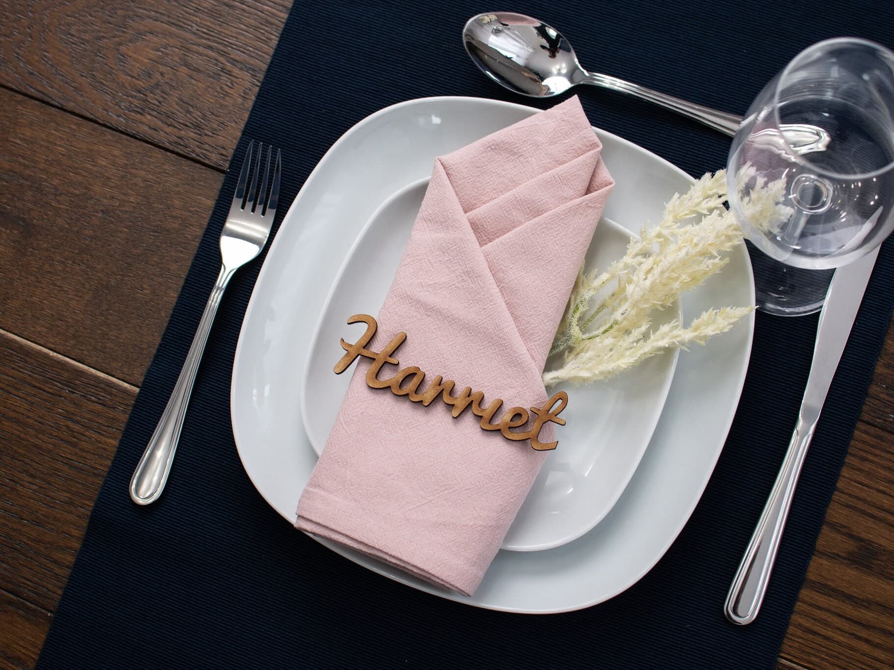 Wooden Wedding Names - Place Names - Table Decor - Personalised Favours - Wedding Day - Guest Seating - Unique Wedding Idea - Traditional - image 3