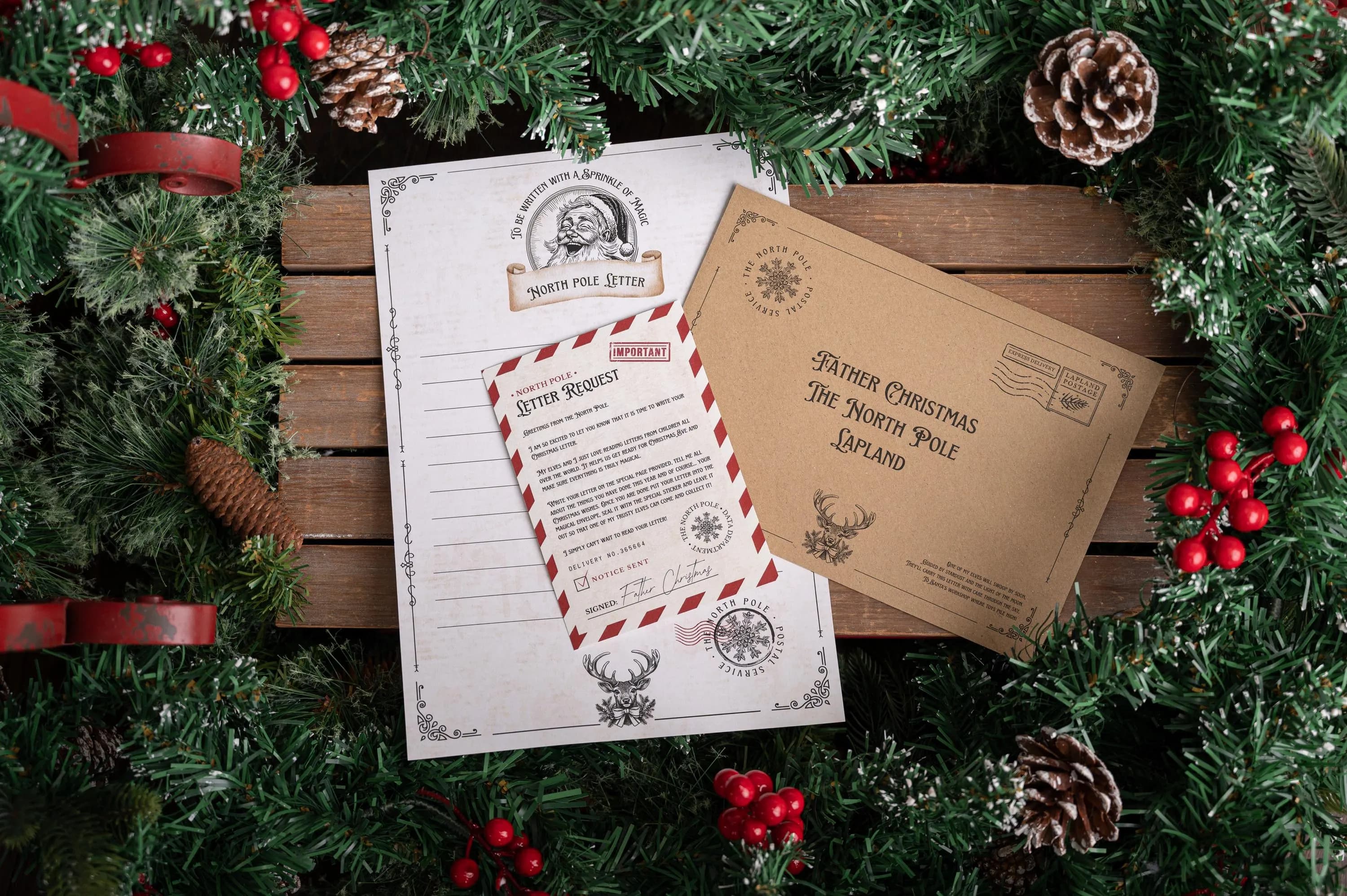 Christmas Letter Request from The North Pole - Father Christmas or Santa Claus - Write Their Very Own Letter, Xmas Wish List - image 4