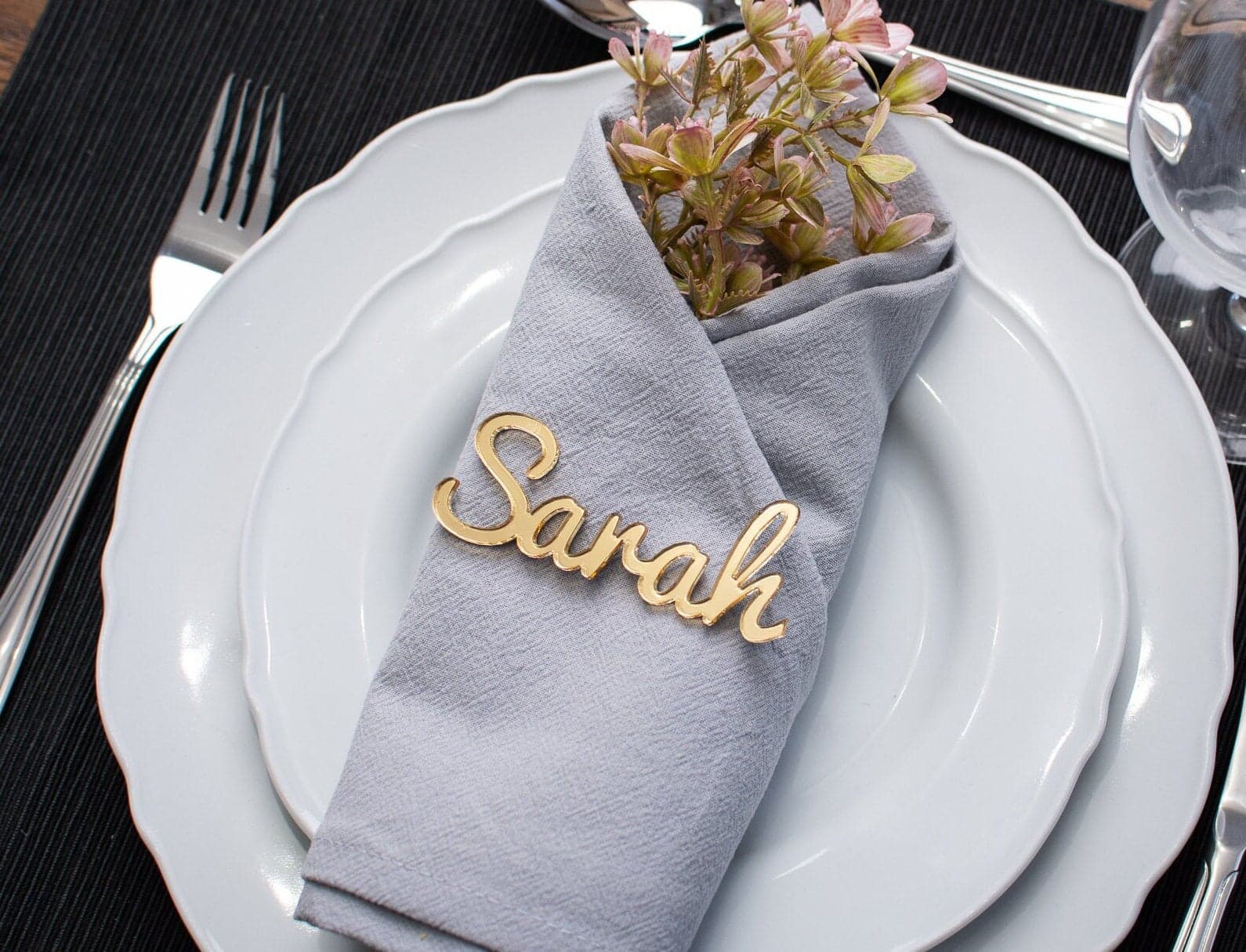 Acrylic Wedding Names - Place Names - Table Decor - Personalised Favours - Wedding Day - Guest Seating - Unique Wedding Idea - Traditional