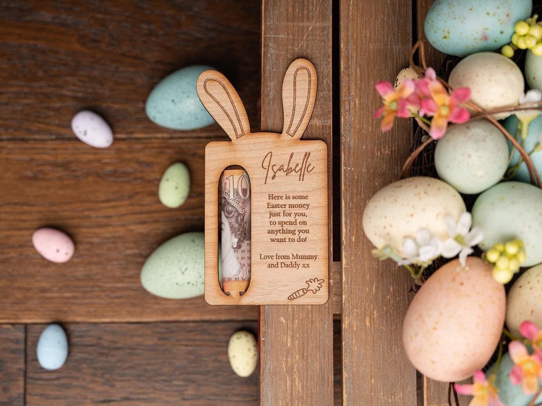 Personalised Easter Money Holder - Personalised Keepsake - Easter - Unique Gift - Easter Gift - Alternative to Chocolate Eggs - image 3