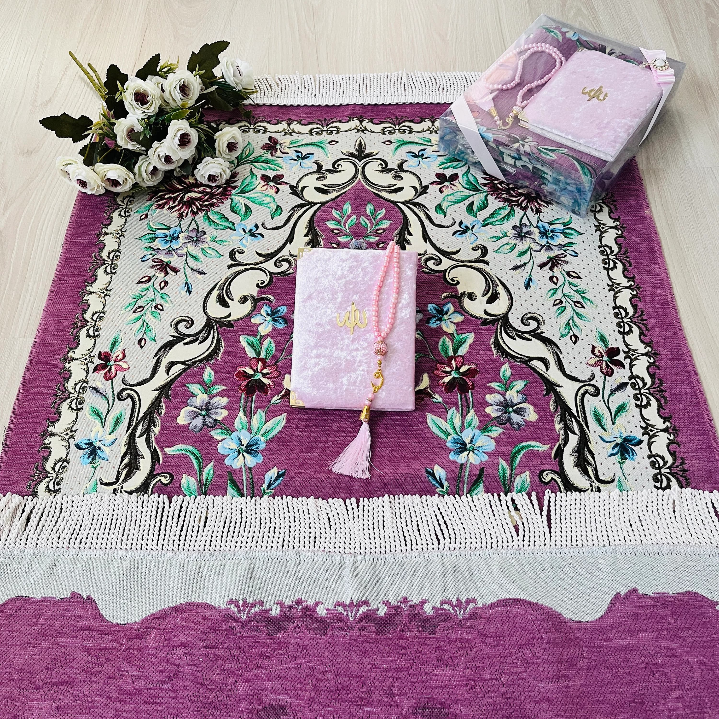 Prayer Mat For Him, Kiswah Prayer Mat, Prayer Rug, Hajj Umrah Set , Islamic Prayer Rug, Muslim Wedding Favor, Ramadan Gift, Sajjade, Janamaz - image 5