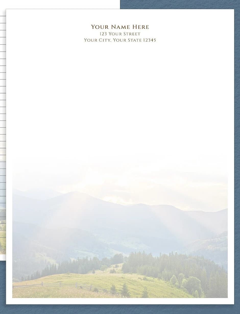 Kingdom Theme 1 Daniel 2:44 (with and without scripture - 5 pieces total) JW Downloadable Stationery - image 4