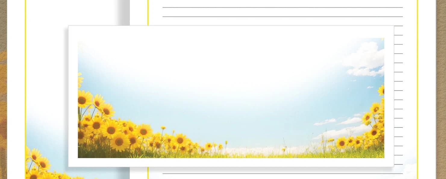 INSTANT Download JW Stationery - A Sunflower Summer - image 3