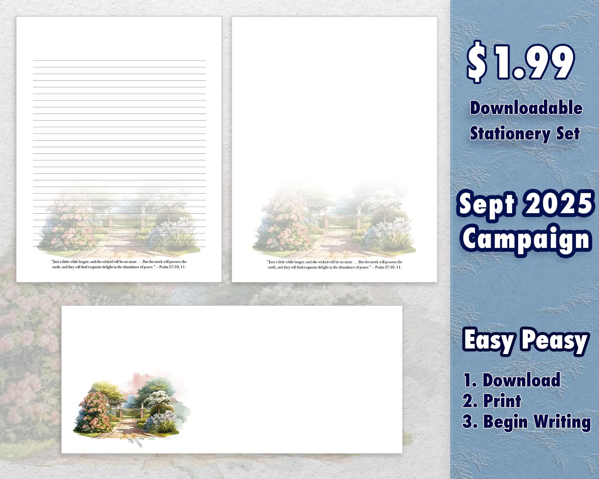 JW Sept 2025 Campaign Peaceful Scene Stationery