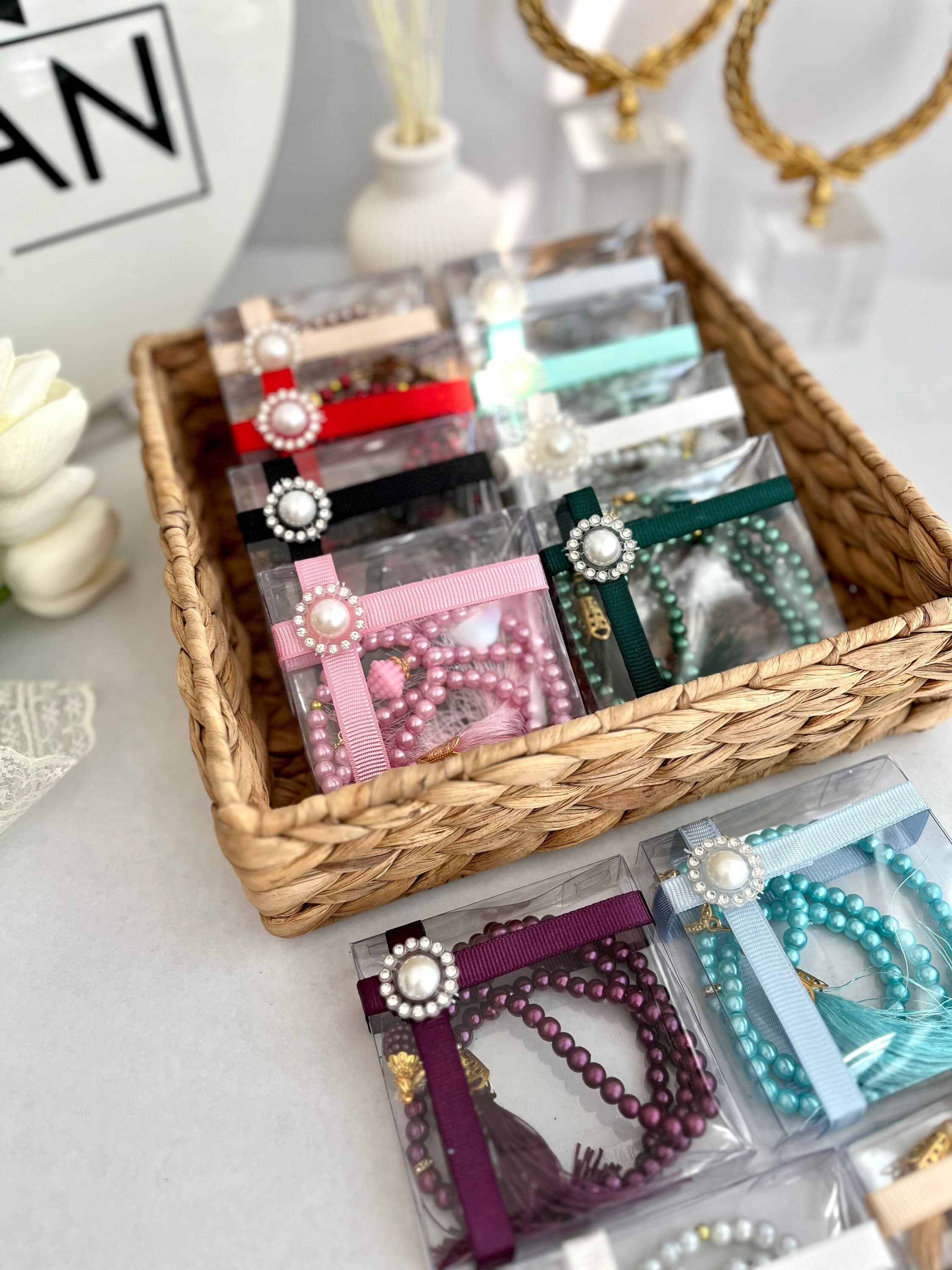 Handmade Tasbih Misbaha Set, Ramadan Tasbih Gift - image 4