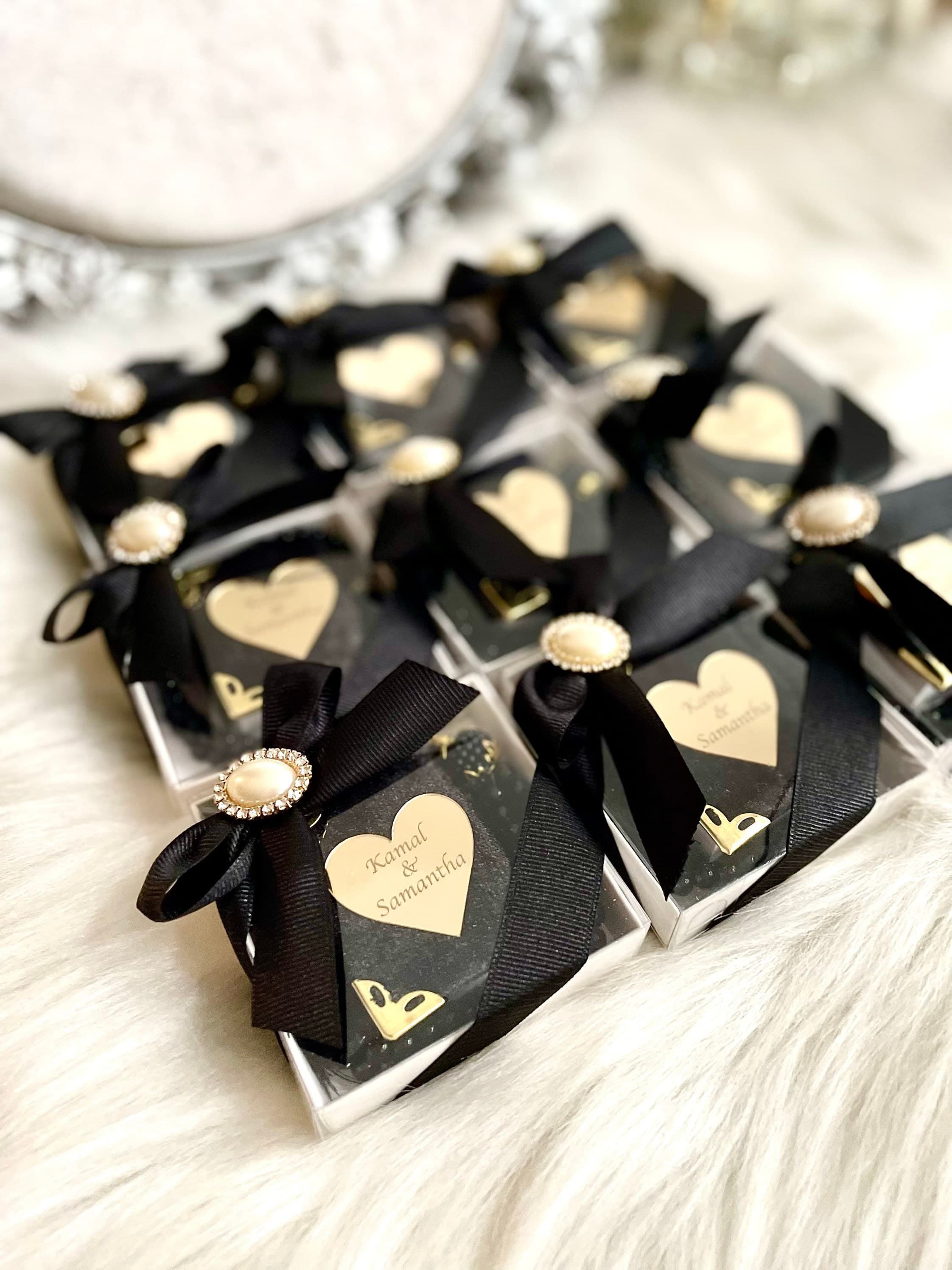Black Mini Quran Gift Set, Muslim Wedding Gift Set, Wedding Favors, Islamic Gift, Arabic Quran and Tasbih, Aqiqah Gift, Eid-ul Fitr Gift - image 3