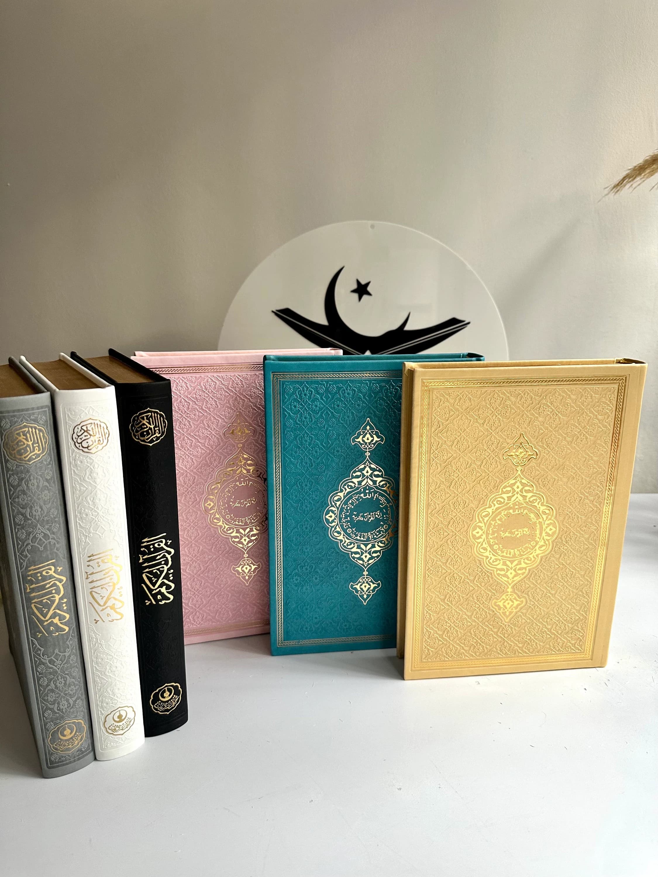 Large Silver Arabic Quran, Special Gray Quran Gift for Muslim Friend, Ramadan Gift, Islam Eid Gift, Arabic Leather Quran, Prayer Rug, Tasbih - image 4
