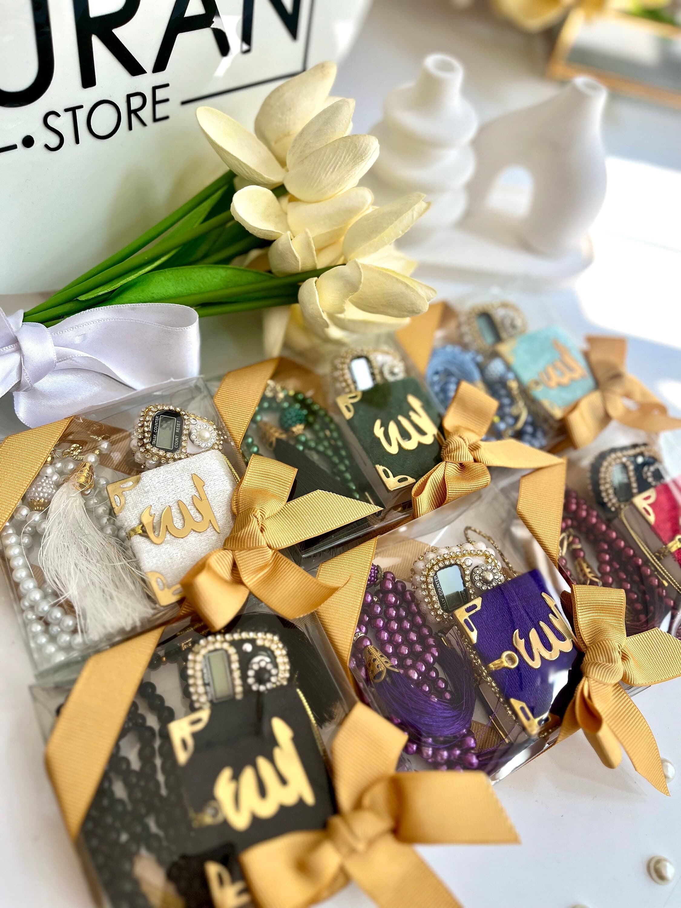 Aqiqah Mini Quran Gift, Muslim Baby Boy Favors, Ramadan Eid Gift, Personalized Islamic Baby Gift, Muslim Gift, Quran and Tasbih, Ameen Gift - image 3