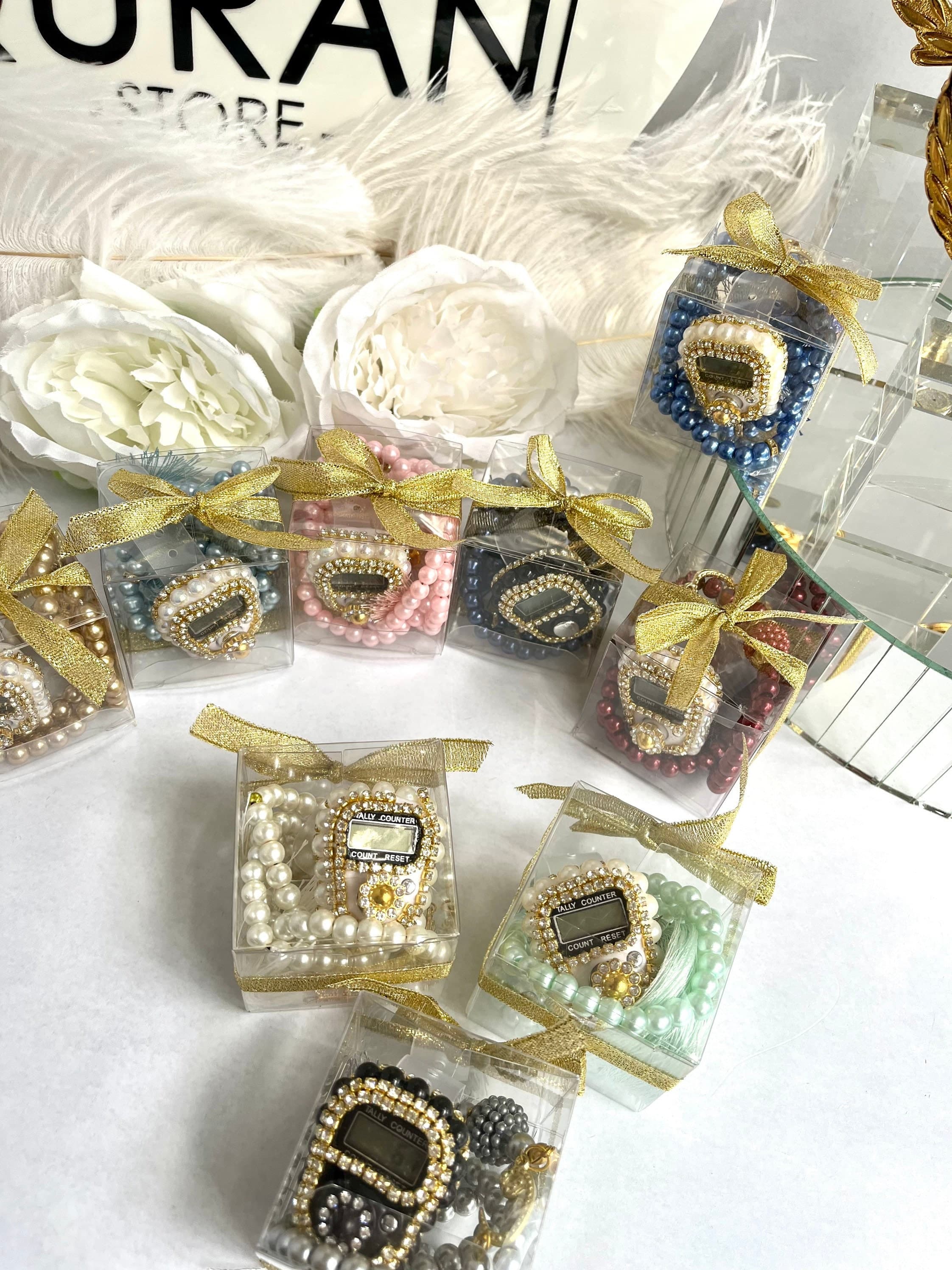 Swarovski Digital Tasbih, Pearl Prayer Beads, Islamic Gift - image 4