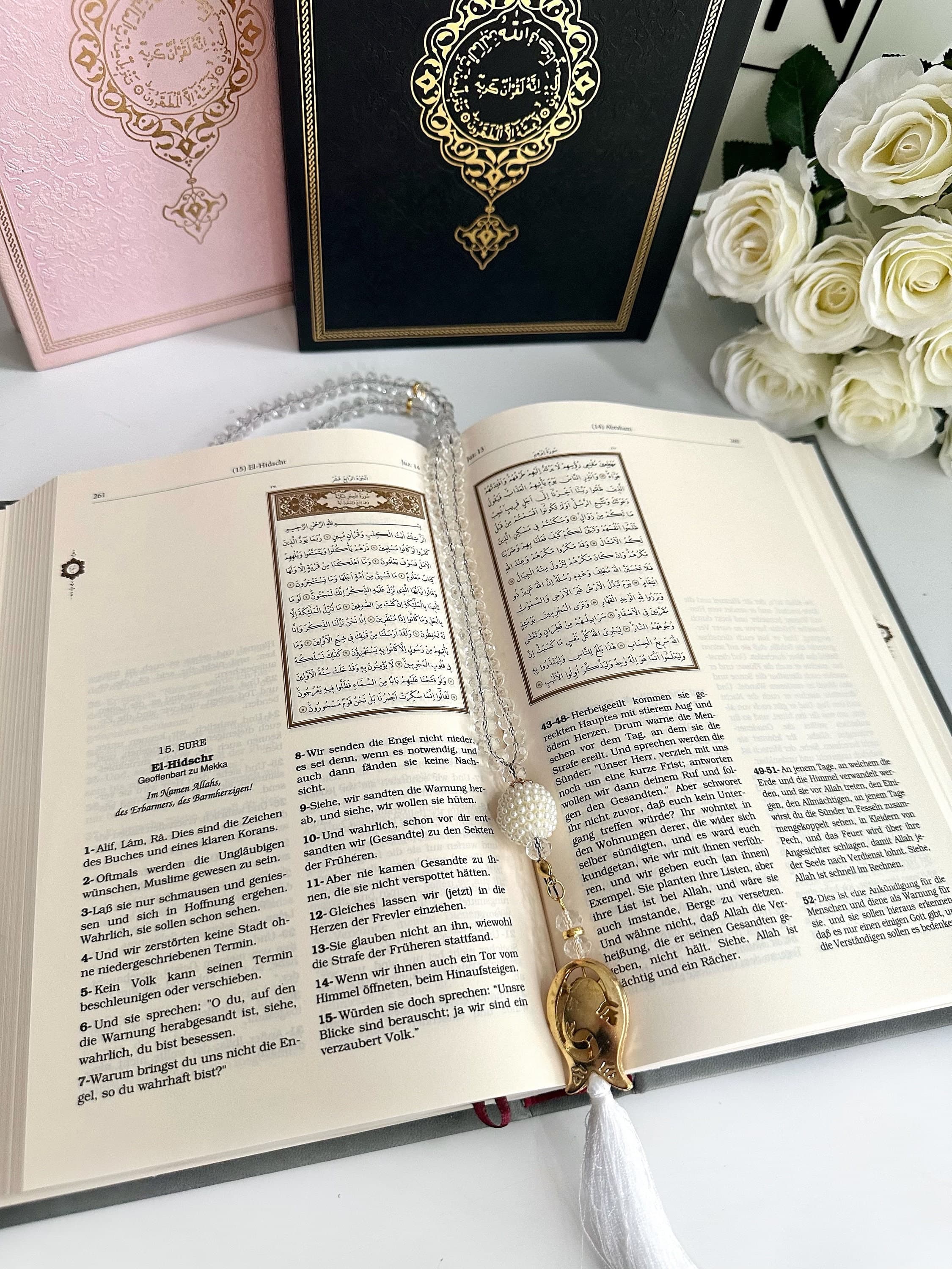 German Translation Quran, Pearl Tasbih, Ramadan Eid Gift Set - image 3