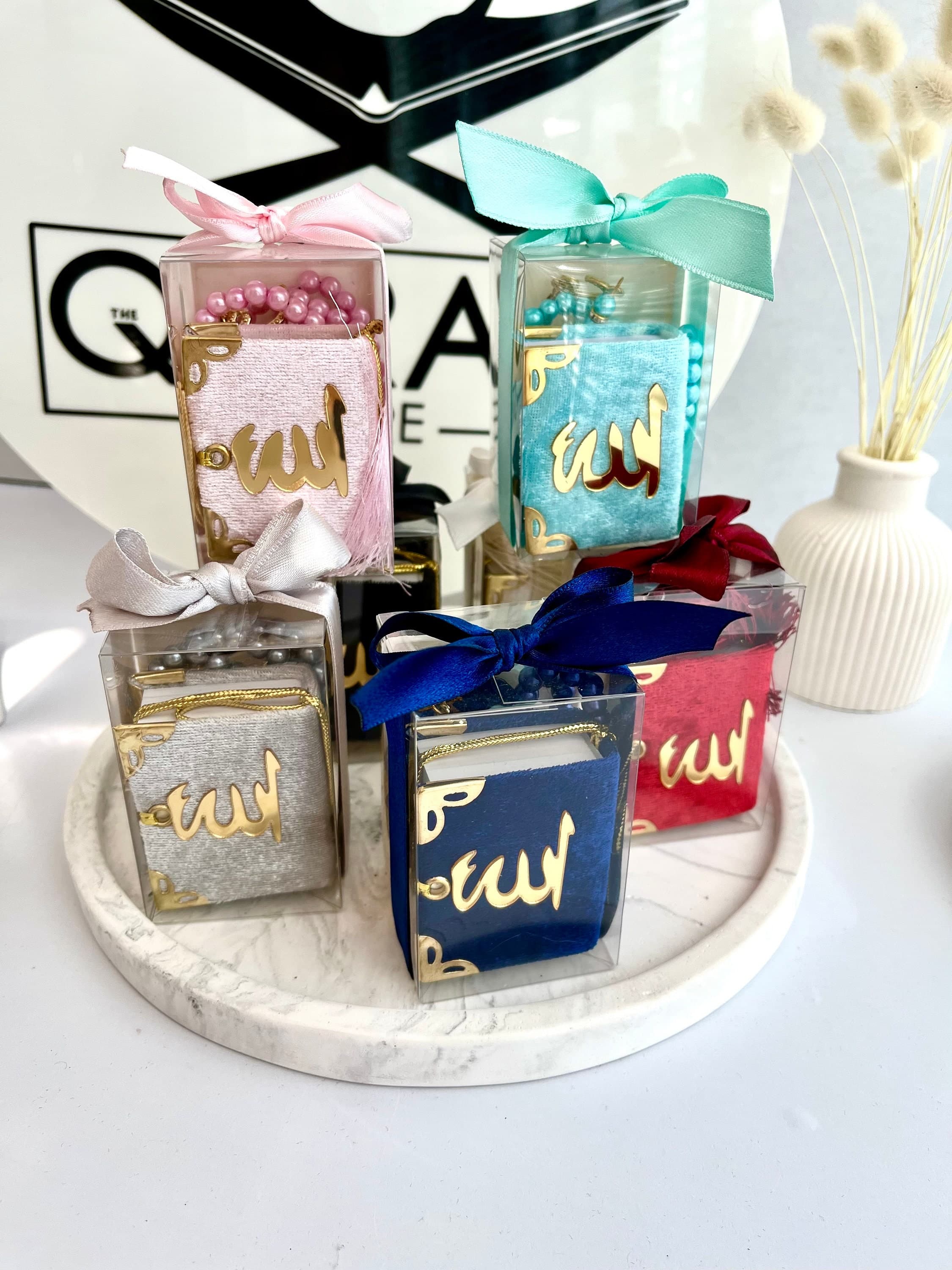 Mini Arabic Quran, Tasbih, Quran Gift Box, Tasbih Gift Box, Ramadan Gift, Eid Mubarak, Islamic Gift, Aqiqah Gift, Hajj Gifts, Muslim Favors