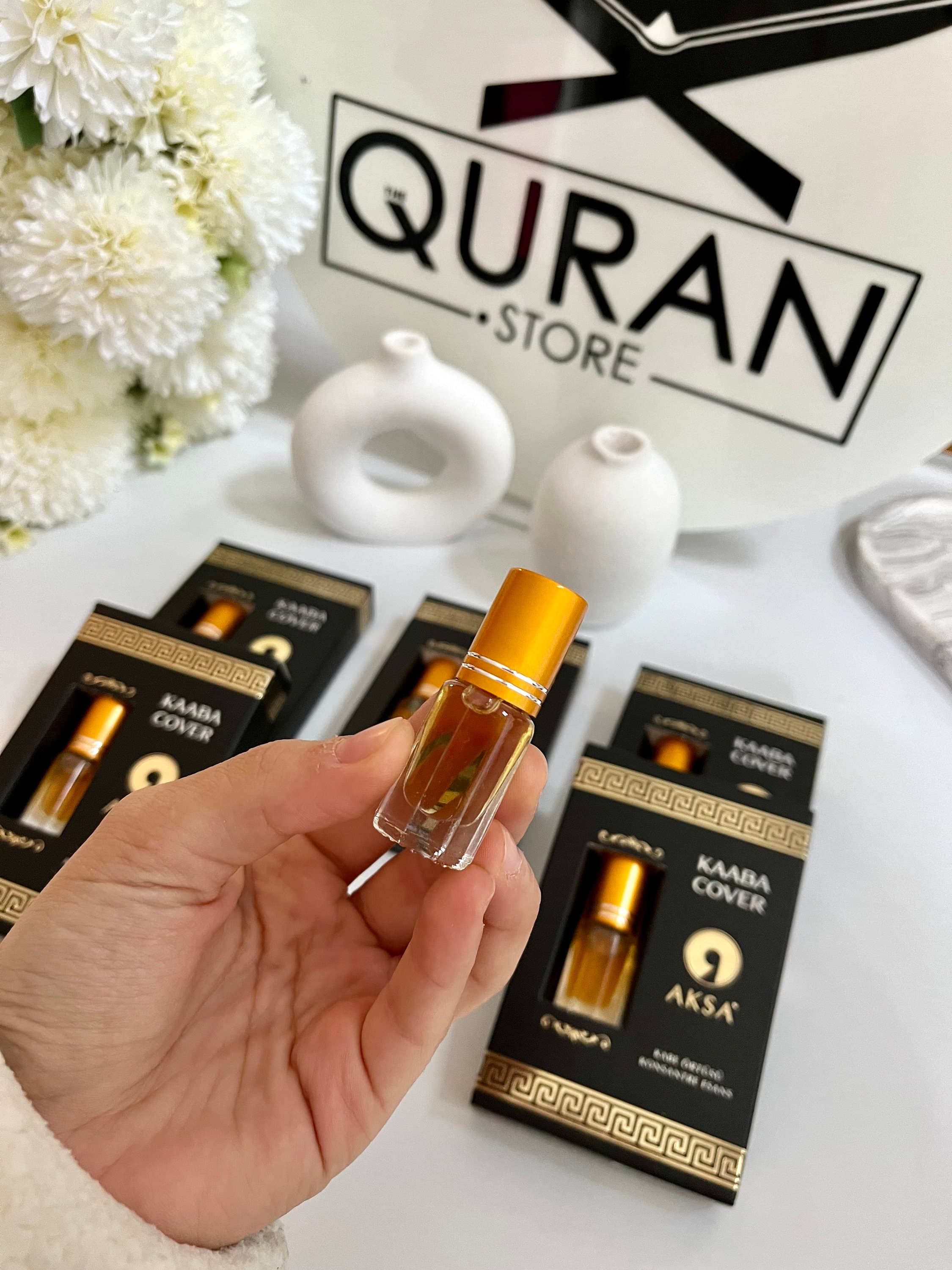 Holy Kaaba Fragrance Light, Umrah Favors, Ataar Al Ka'aba, Kaaba's Kiswah Oil, Kaaba Cover Scent, Islamic Gift, Hajj Gift, Muslim Favors - image 5