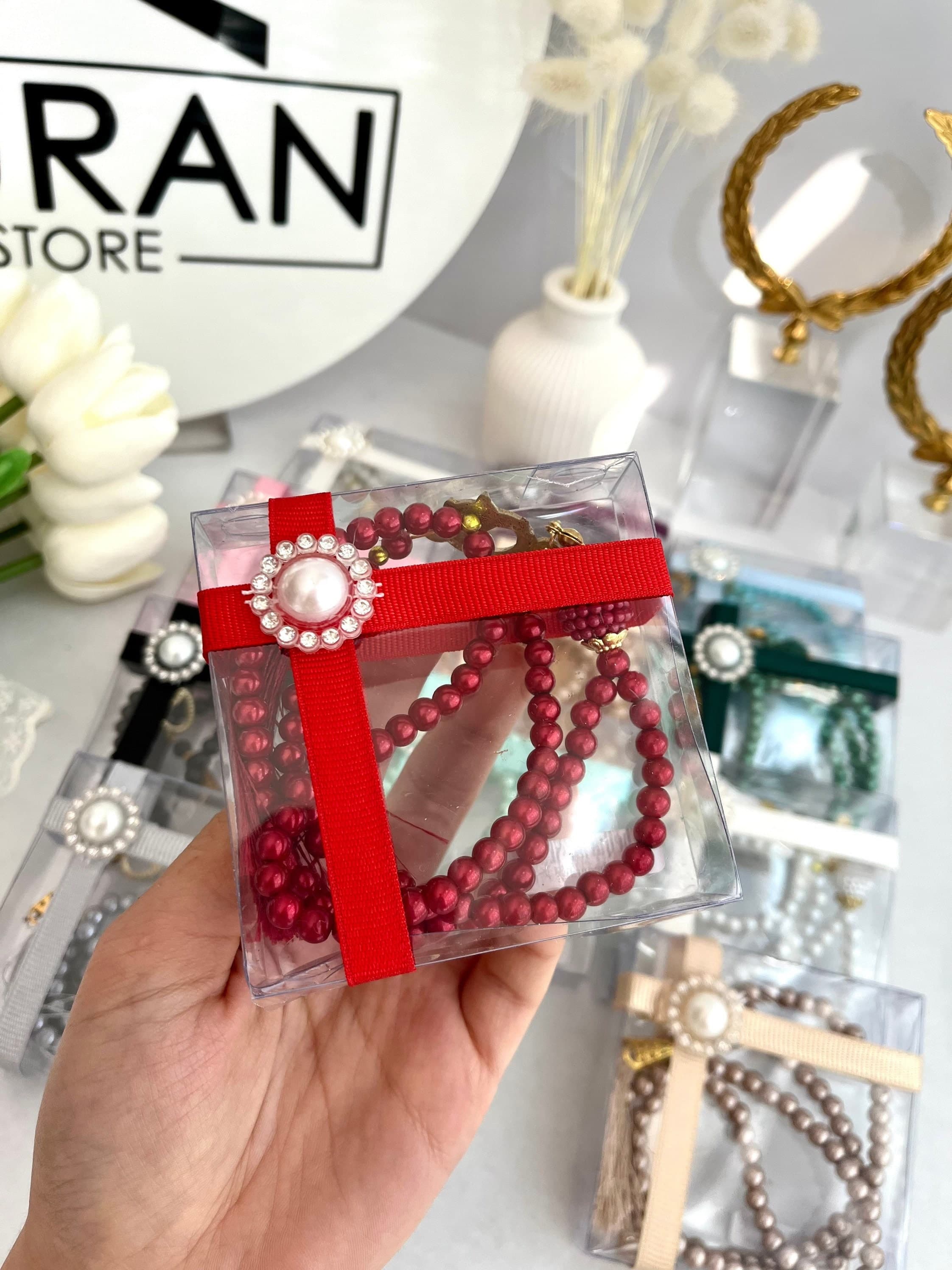 Handmade Tasbih Misbaha Set, Ramadan Tasbih Gift - image 3