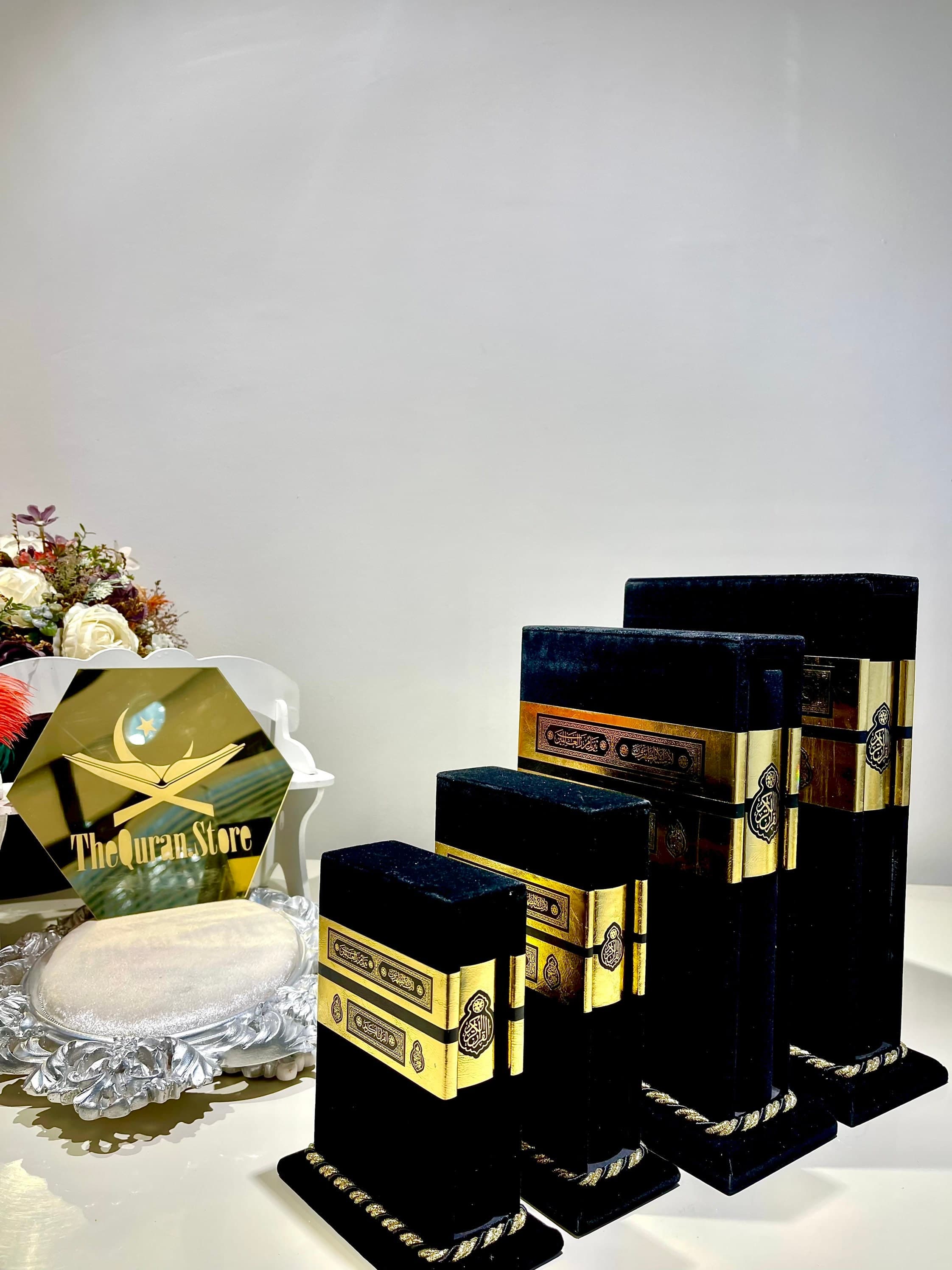 Kaaba Design Velvet Quran, Embossed Quran and Box, Quran Gift, Muslim Men Gift, Ramadan Kareem, Arabic Quran, Islamic Gift, Muslim Eid Gift - image 5