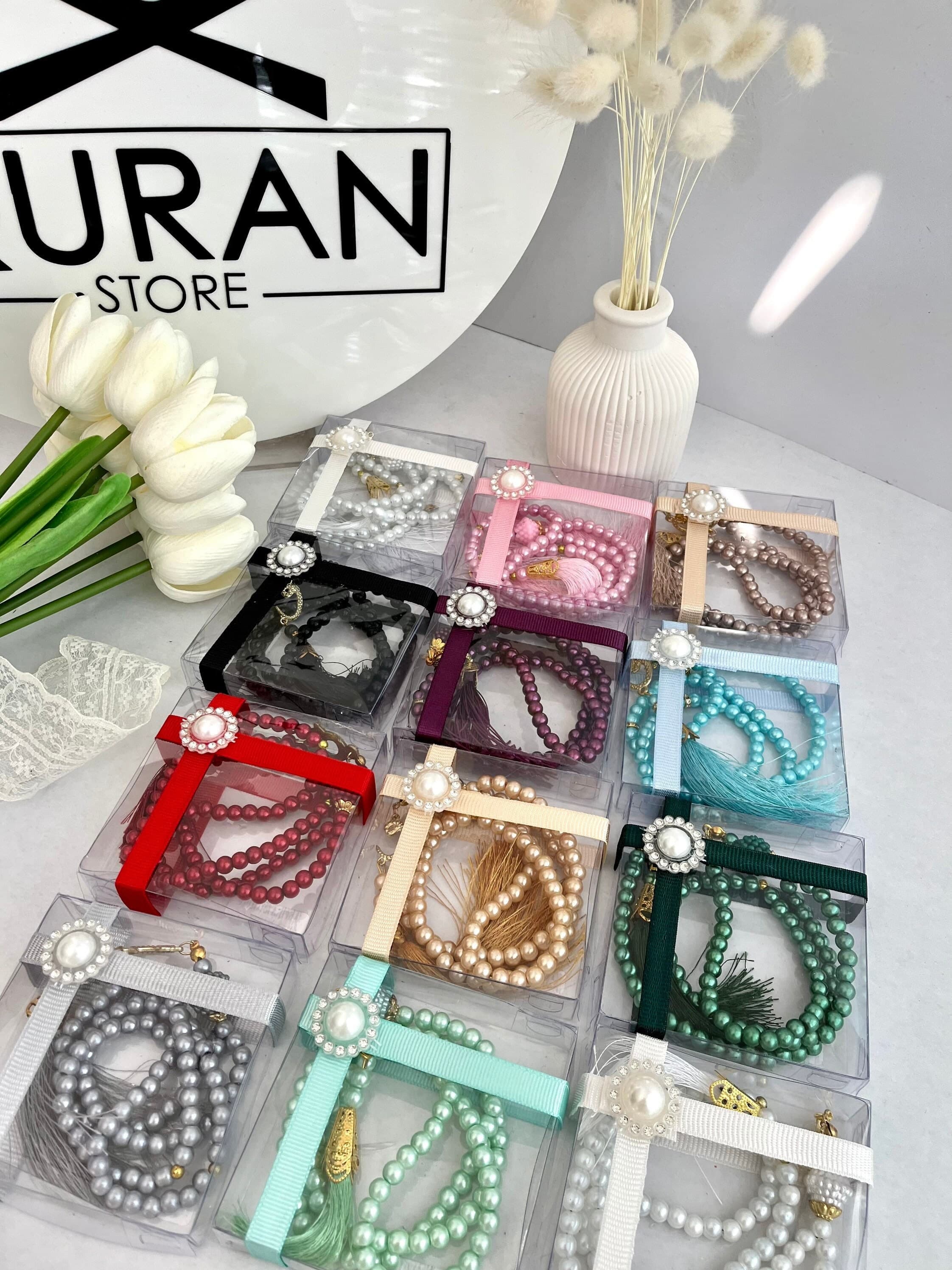 Handmade Tasbih Misbaha Set, Ramadan Tasbih Gift