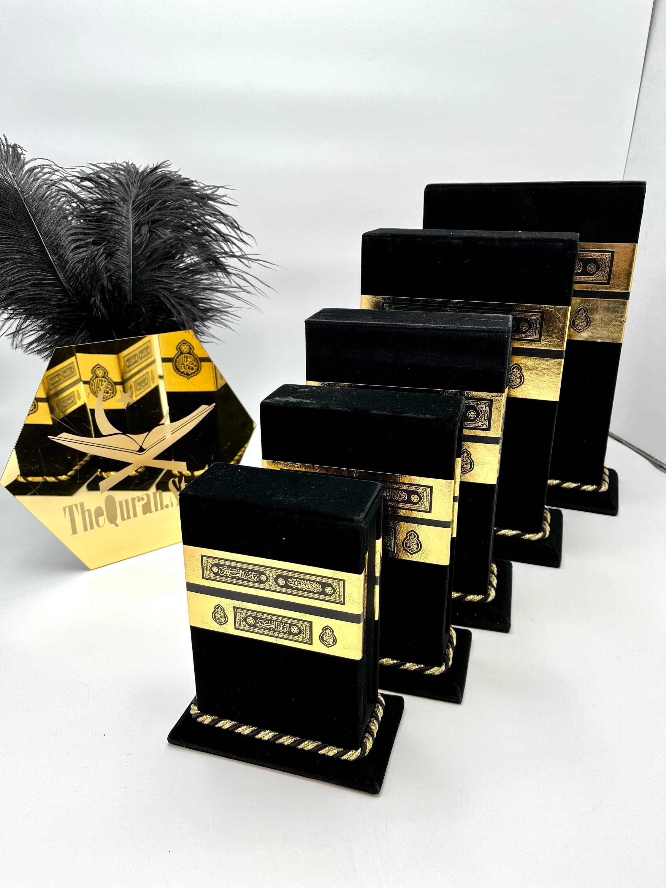 Kaaba Quran Velvet Embossed and Quran Box, Quran Gift, Muslim Men Quran, Ramadan Gift Set, Arabic Quran, Islamic Gift, Muslim Eid Gift - image 5