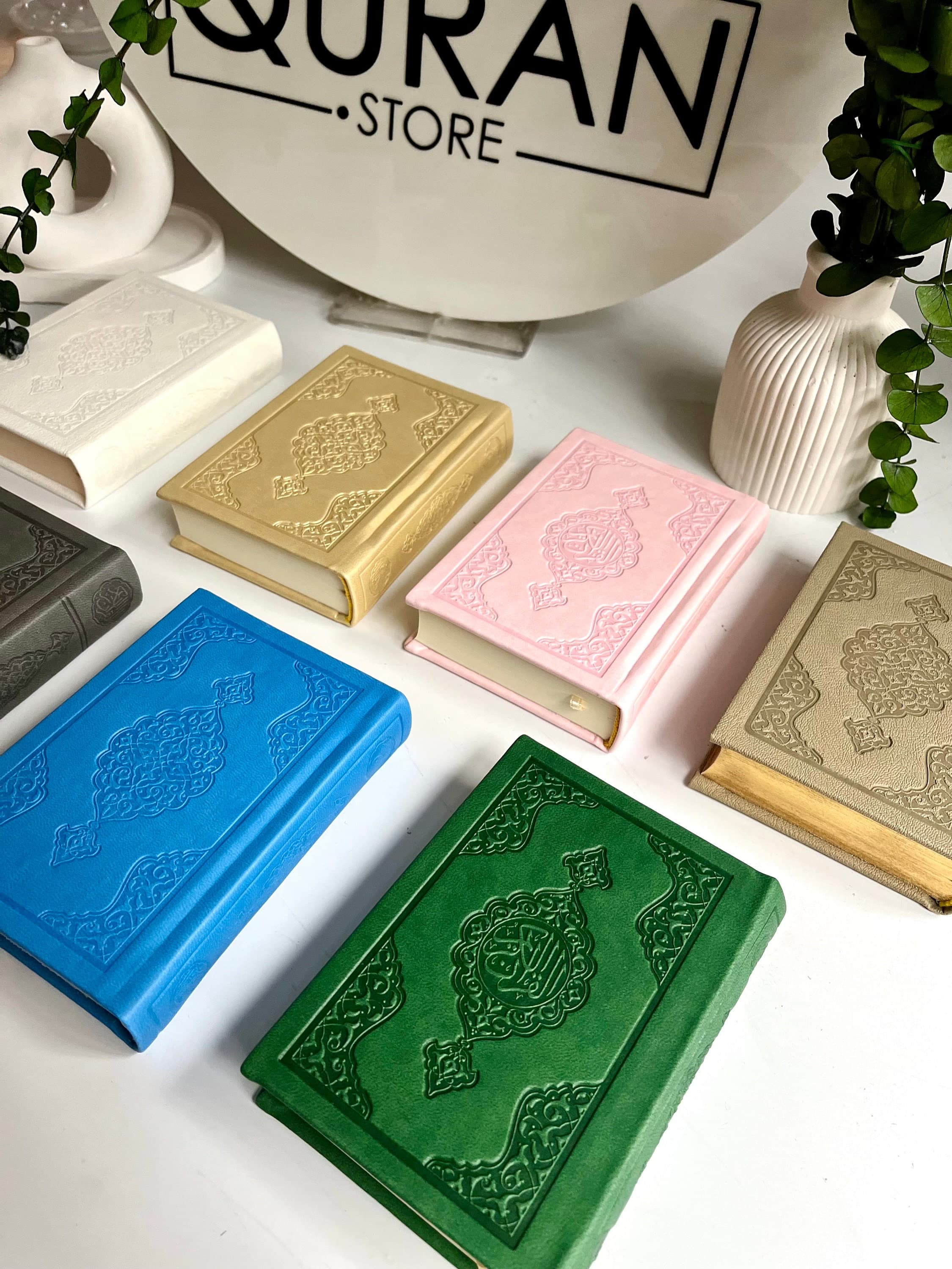 Gold Arabic Quran, Quran Gift for Friend, Leather Quran, Ramadan Mubarak Gift, Islamic Gift, Umrah Gift, Muslim Gift, Eid Gift, Aqiqa Favors - image 5