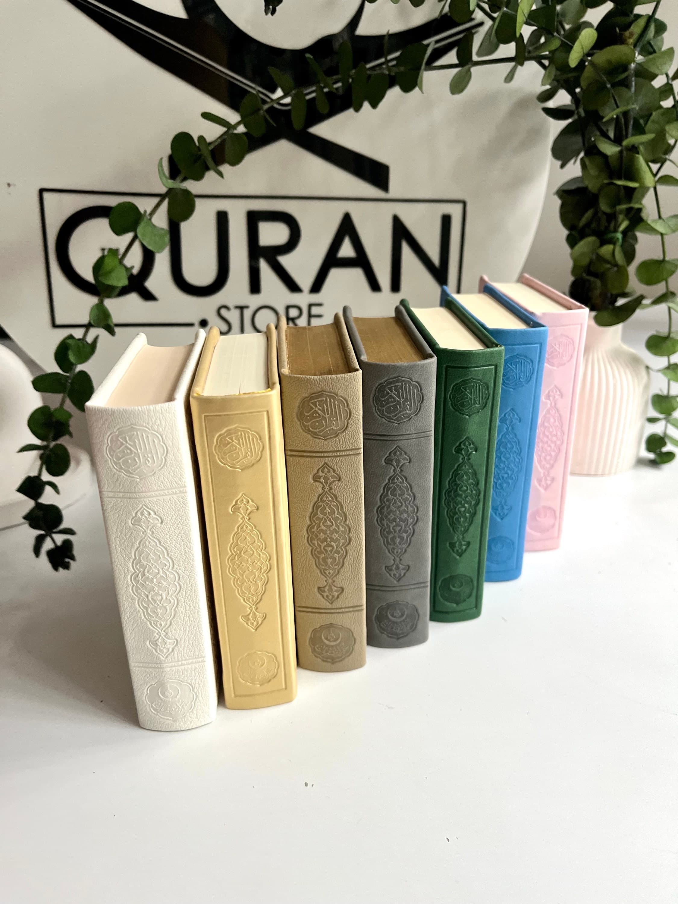 Gold Arabic Quran, Quran Gift for Friend, Leather Quran, Ramadan Mubarak Gift, Islamic Gift, Umrah Gift, Muslim Gift, Eid Gift, Aqiqa Favors - image 3
