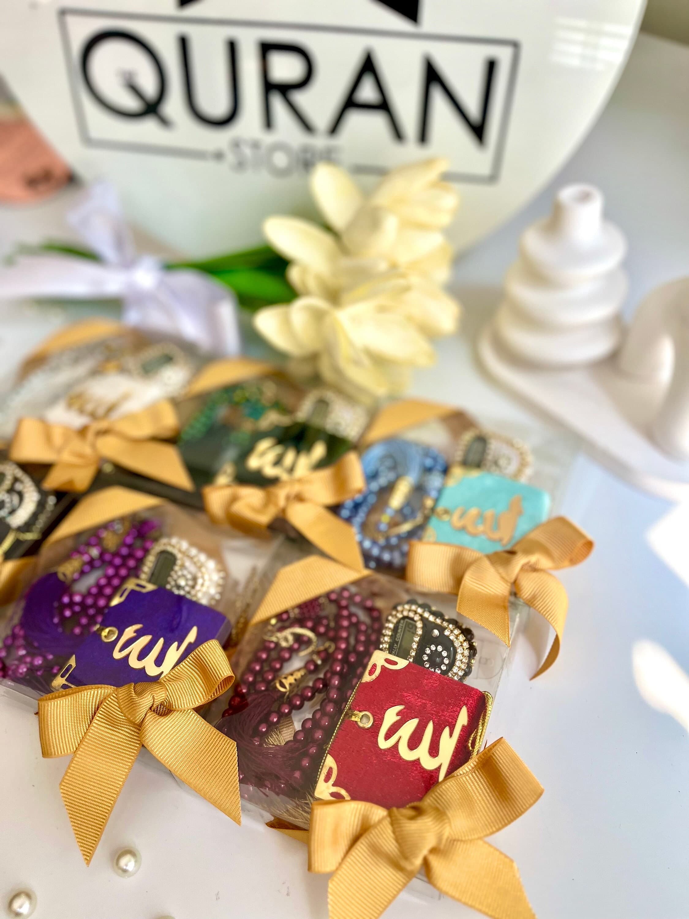 Aqiqah Mini Quran Gift, Muslim Baby Boy Favors, Ramadan Eid Gift, Personalized Islamic Baby Gift, Muslim Gift, Quran and Tasbih, Ameen Gift