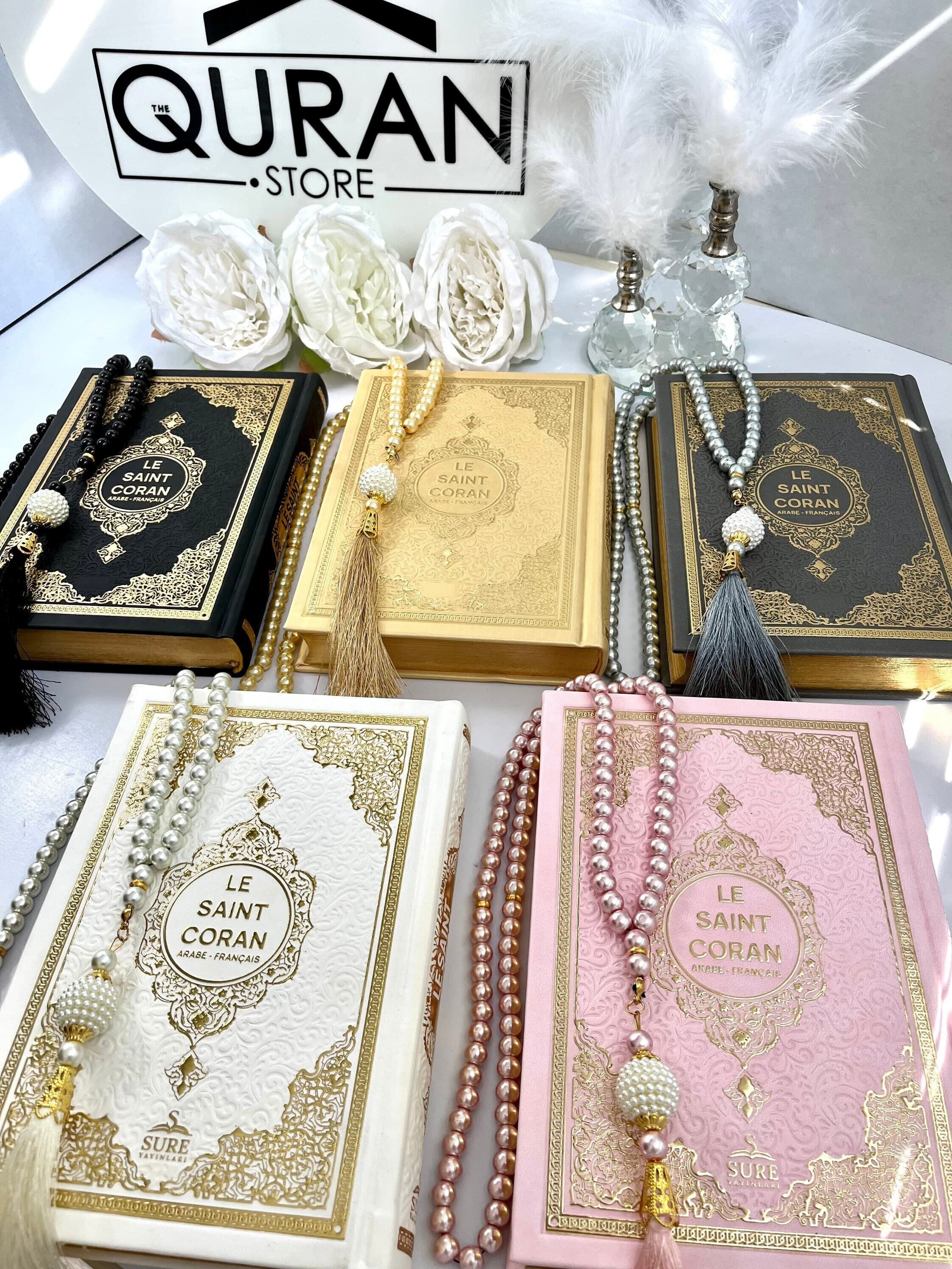 Traduction du Coran, Le Saint Coran, Ramadan Kareem, Cadeau musulman de l’Aïd, Coran Français, Coran en cuir, Tapis de prière, Chapelet - image 3
