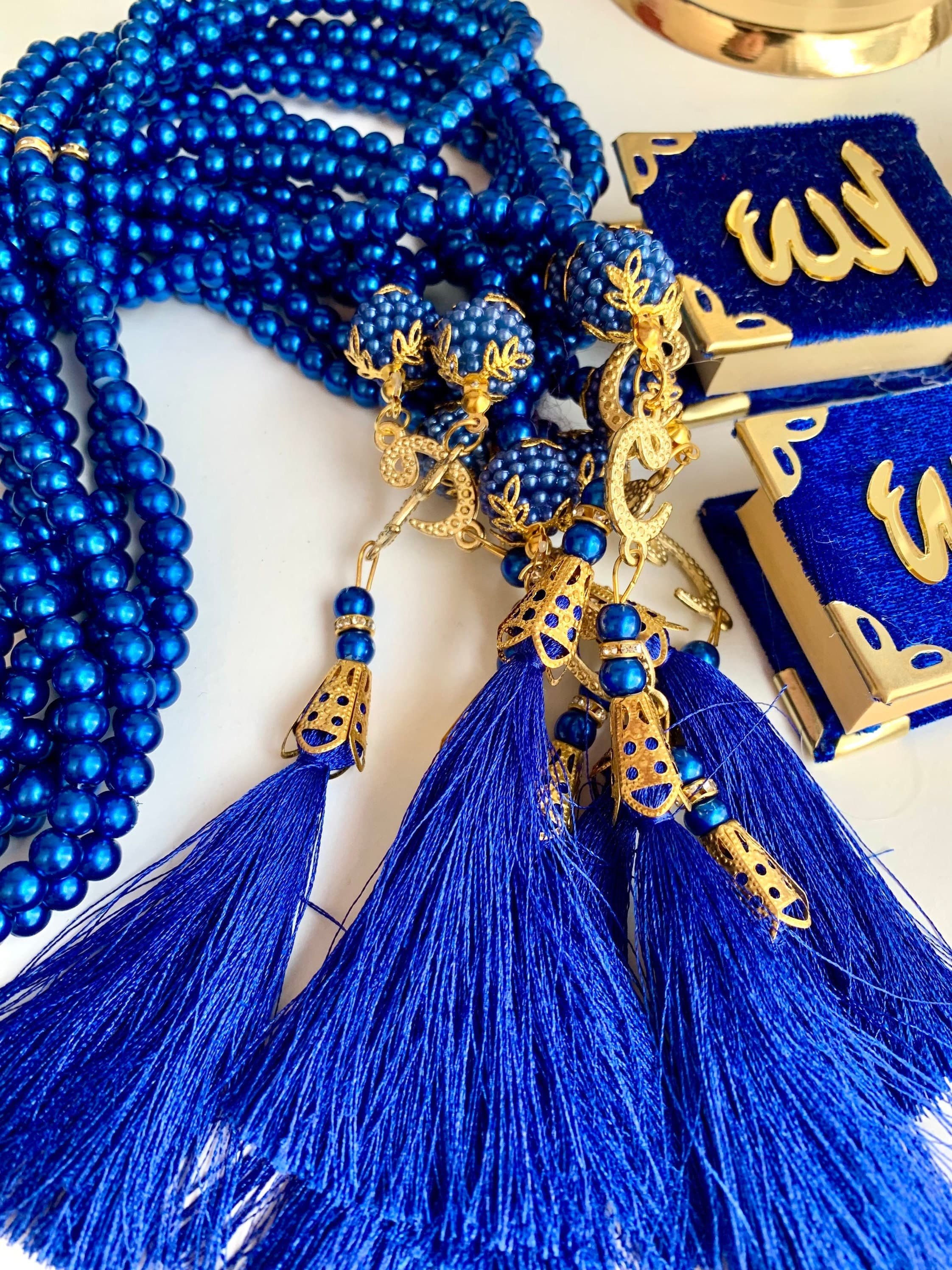 Prayer Beads Bundle, Islamic Eid Gift, Pearl Tasbih, Tasbih, 99 Bead, Misbaha, Tasbeeh, Ramadan Mubarak, Muslim Wedding Gifts, Muslim Favors