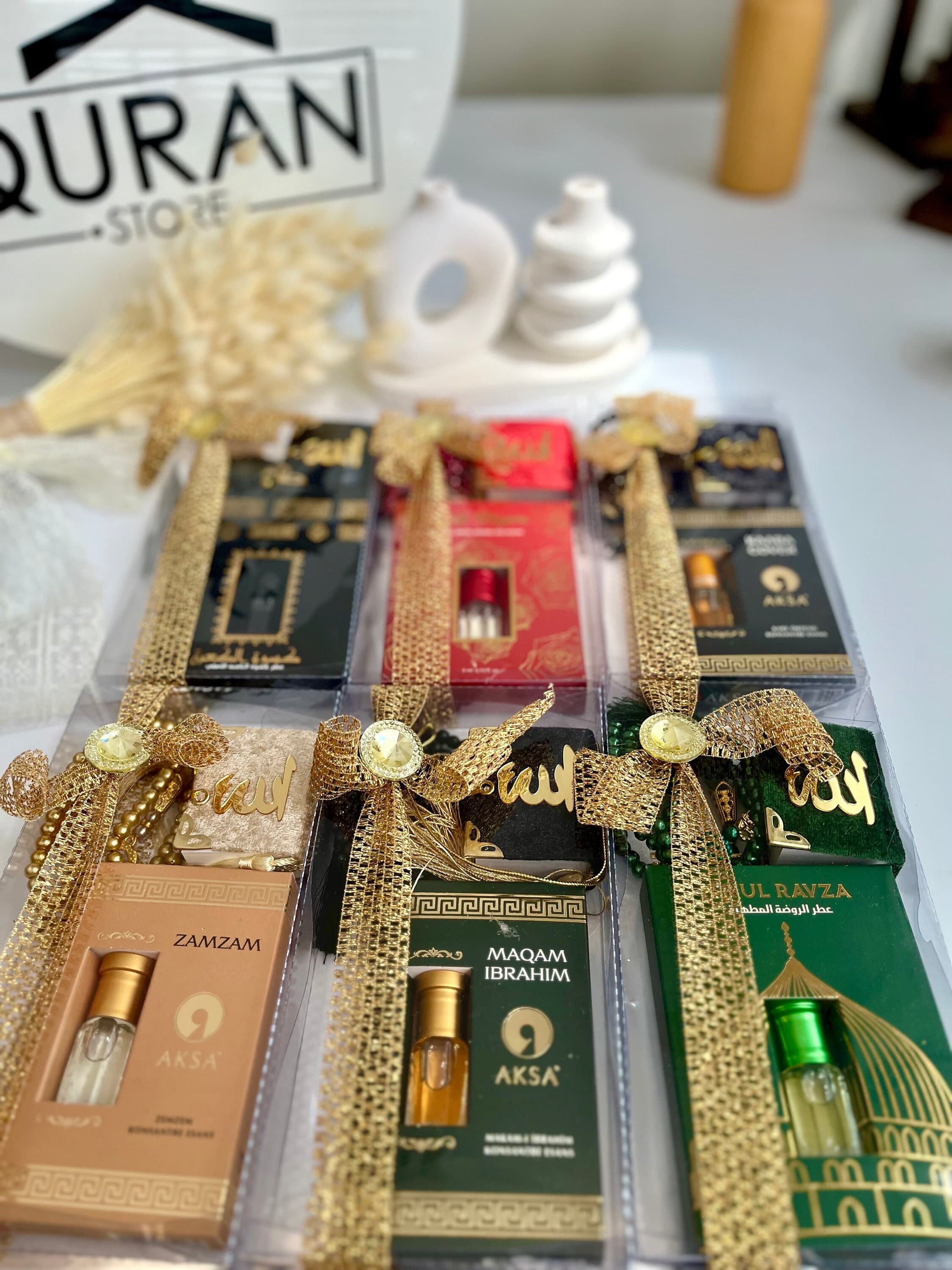 Umrah Gift, Hajj Gift, Ataar Al Ka'aba, Rose Scent, Islamic Oud, Kaaba Oud, Itr'ul Ravza, Maqam Ibrahim Oud, Islamic Favors, Muslim Gift