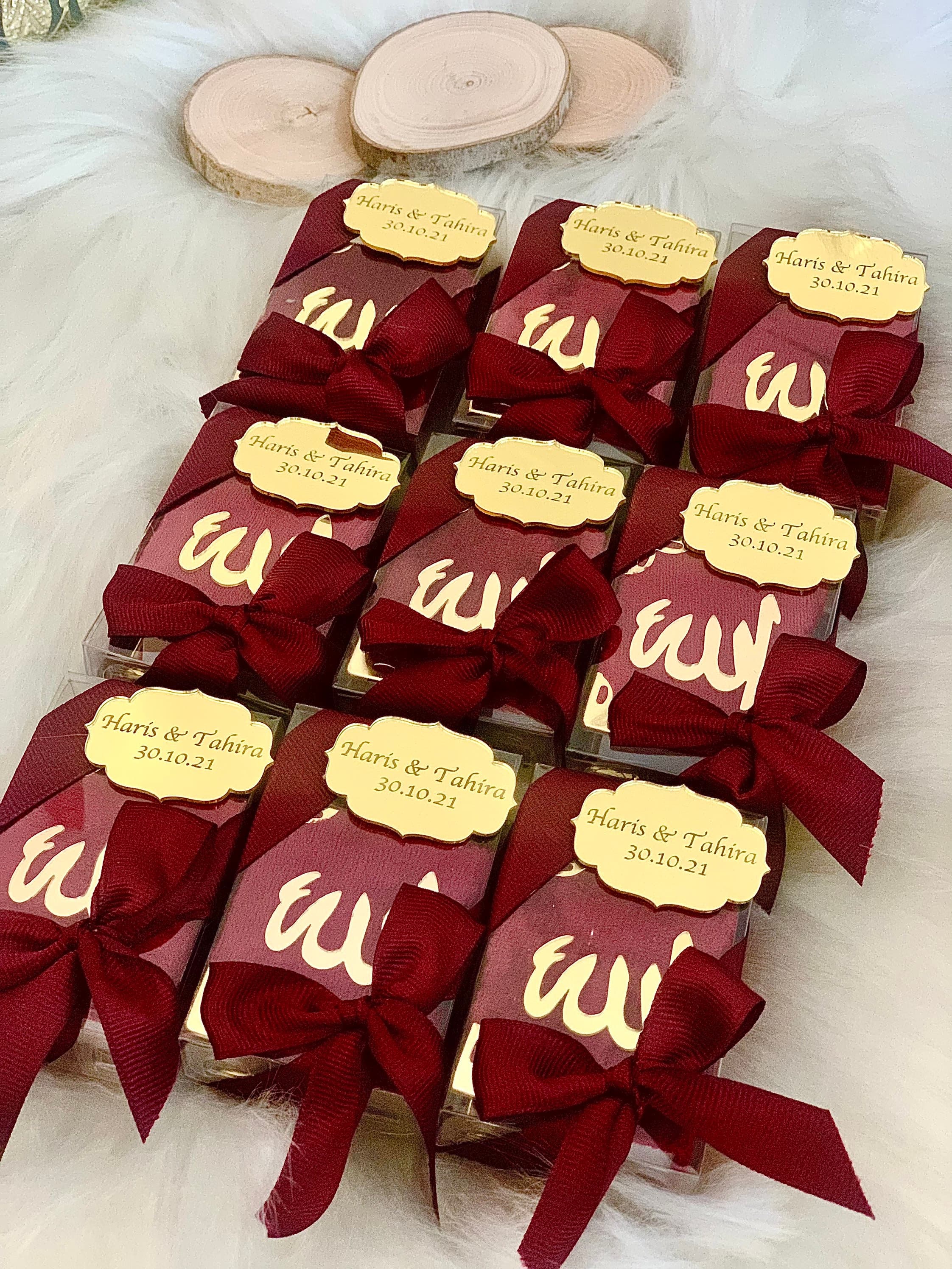 Burgundy Mini Quran Gift, Eid-ul Fitr Gift, Muslim Baby Boy Favors, Personalized Islamic Baby Gift, Ramadan Gift, Quran Tasbih, Ameen Gift - image 4