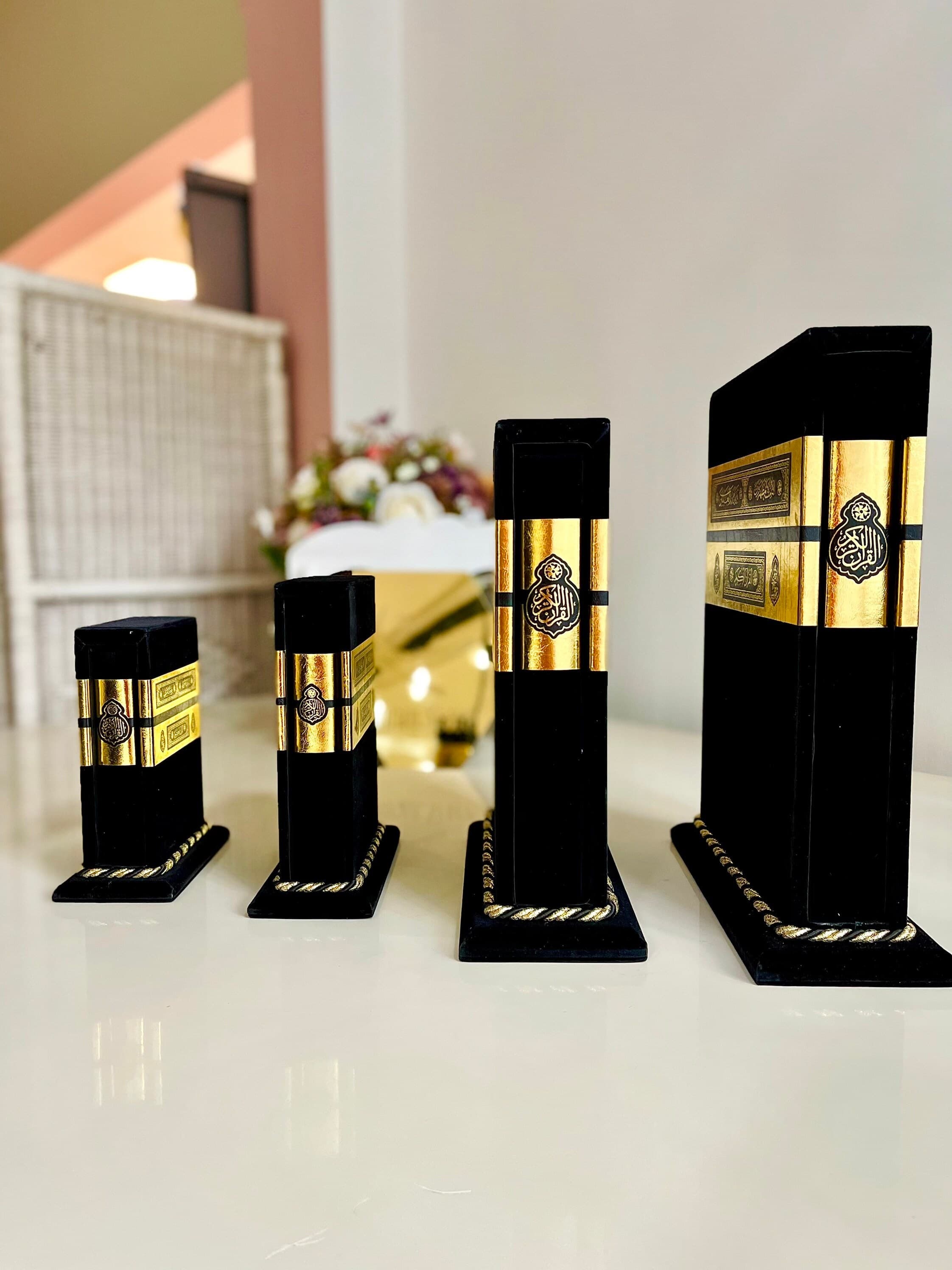 Kaaba Design Velvet Quran, Embossed Quran and Box, Quran Gift, Muslim Men Gift, Ramadan Kareem, Arabic Quran, Islamic Gift, Muslim Eid Gift
