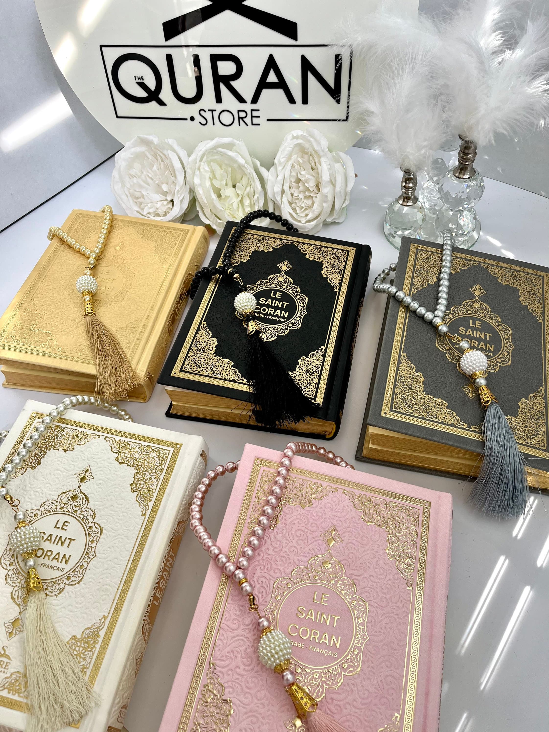 French Translation Quran, French Quran, Le Saint Coran, Ramadan Gift, French Muslim, Eid Gift, Leather Coran, Prayer Rug, Crystal Tasbih - image 3